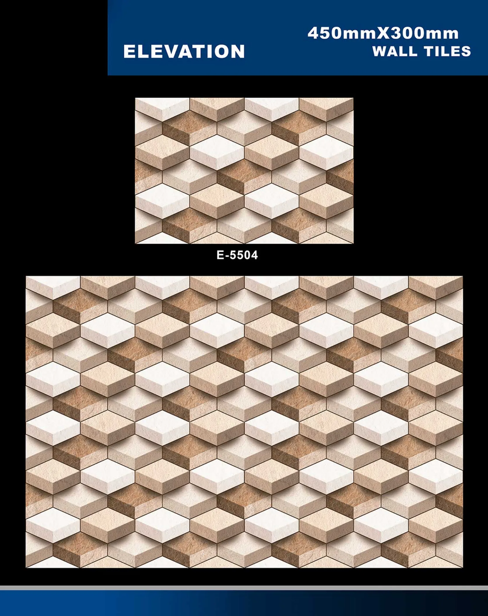 12 X 18 Elevation E 5331 To E 5631 - Design 27 - 300x450mm Elevation