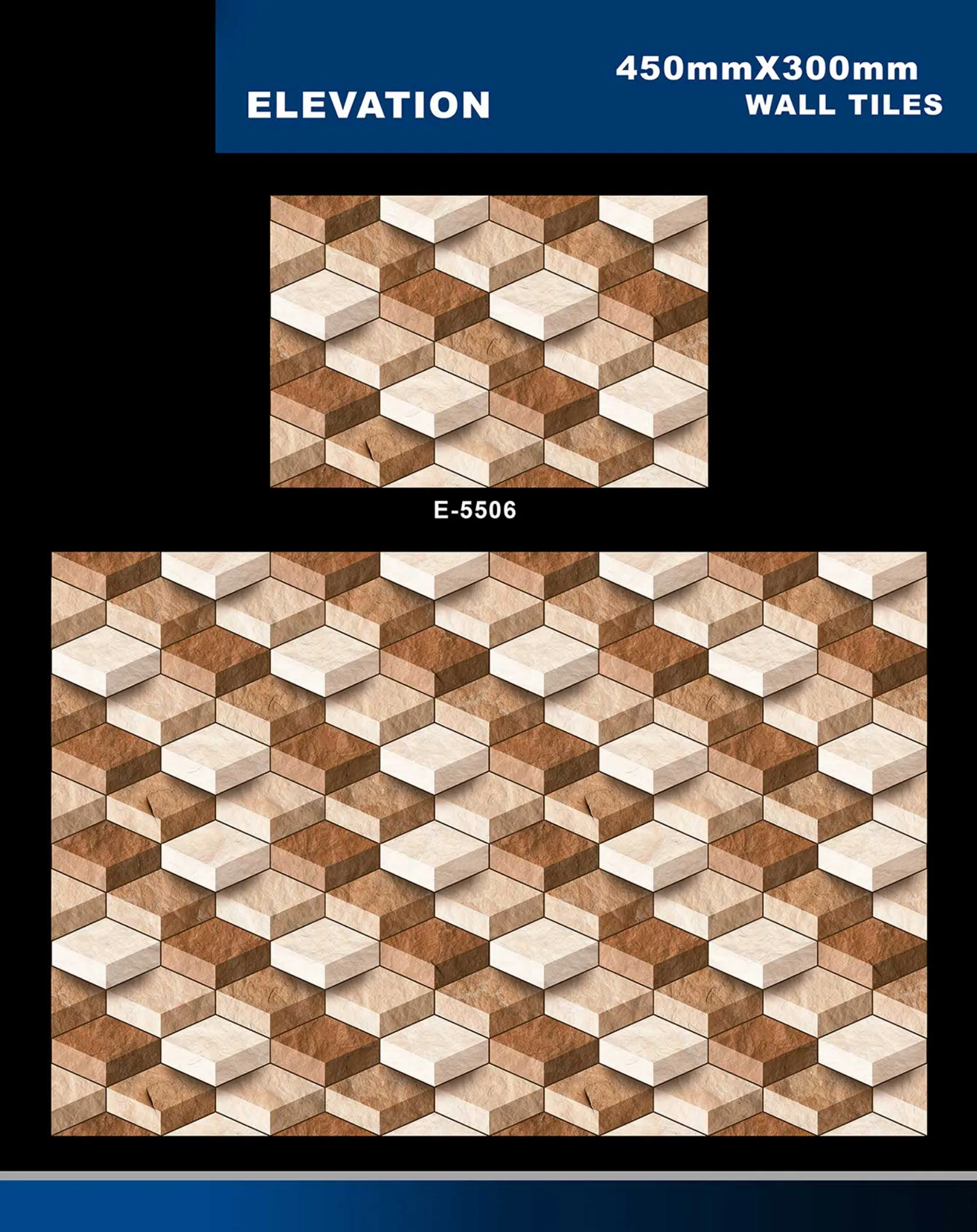 12 X 18 Elevation E 5331 To E 5631 - Design 29 - 300x450mm Elevation