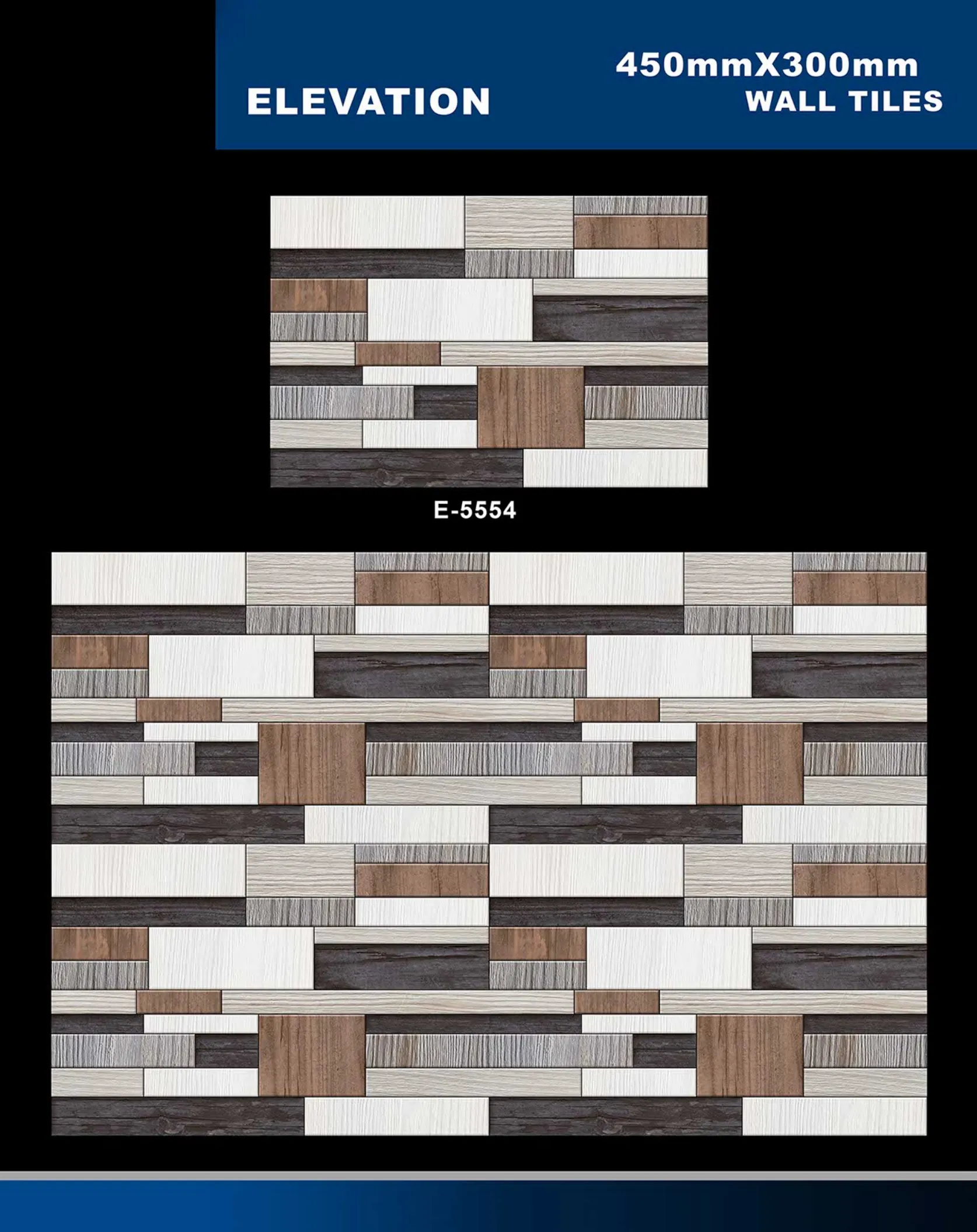 12 X 18 Elevation E 5331 To E 5631 - Design 34 - 300x450mm Elevation