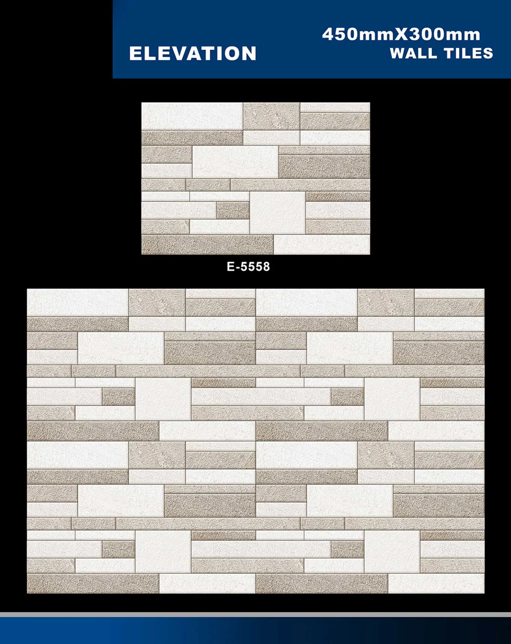 12 X 18 Elevation E 5331 To E 5631 - Design 38 - 300x450mm Elevation