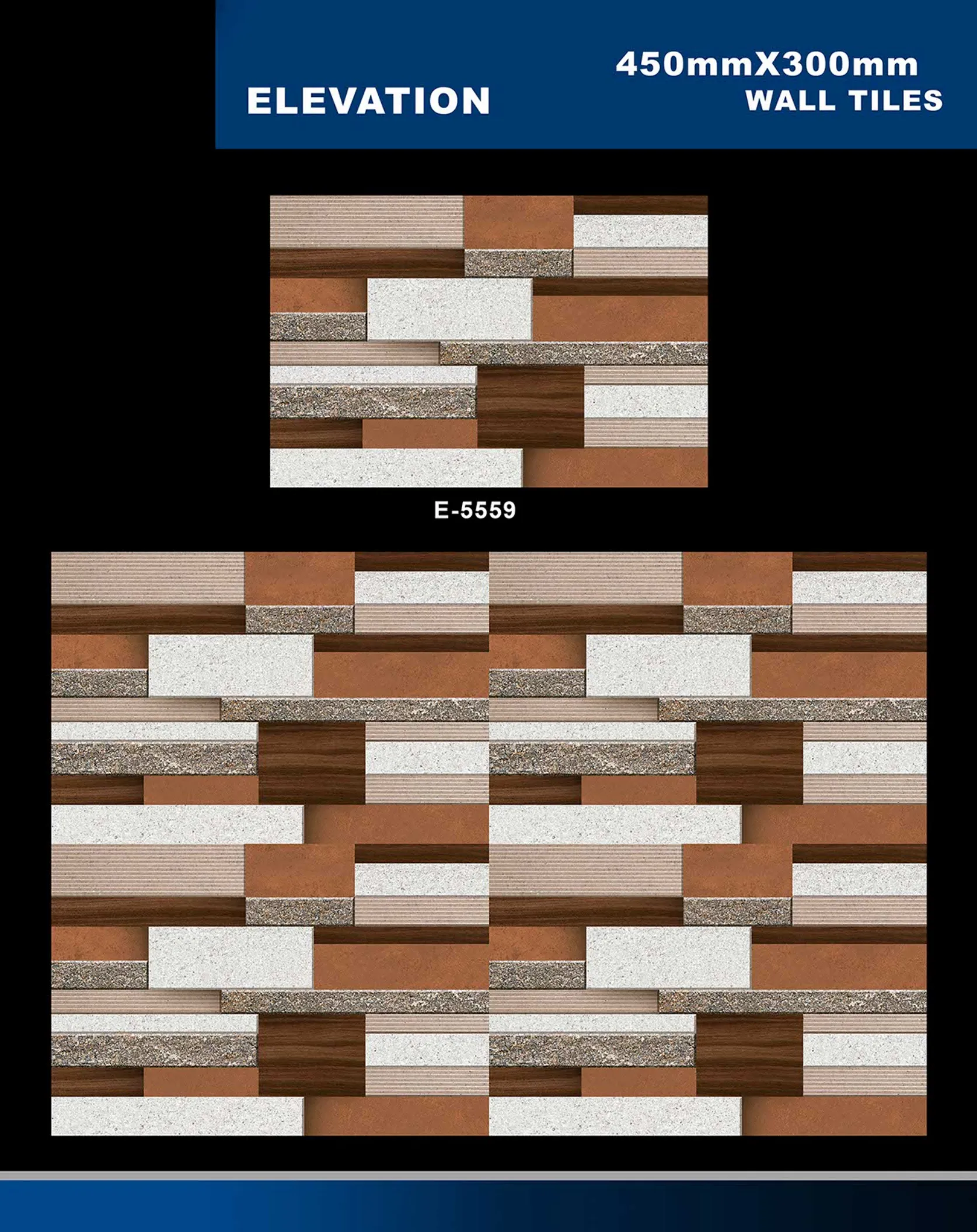 12 X 18 Elevation E 5331 To E 5631 - Design 39 - 300x450mm Elevation