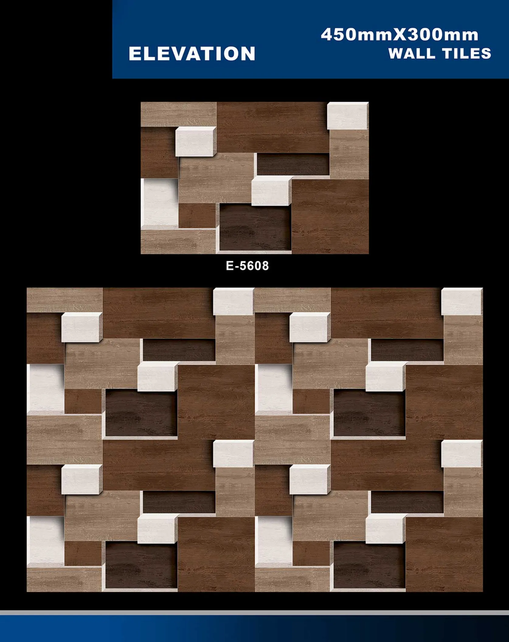12 X 18 Elevation E 5331 To E 5631 - Design 44 - 300x450mm Elevation