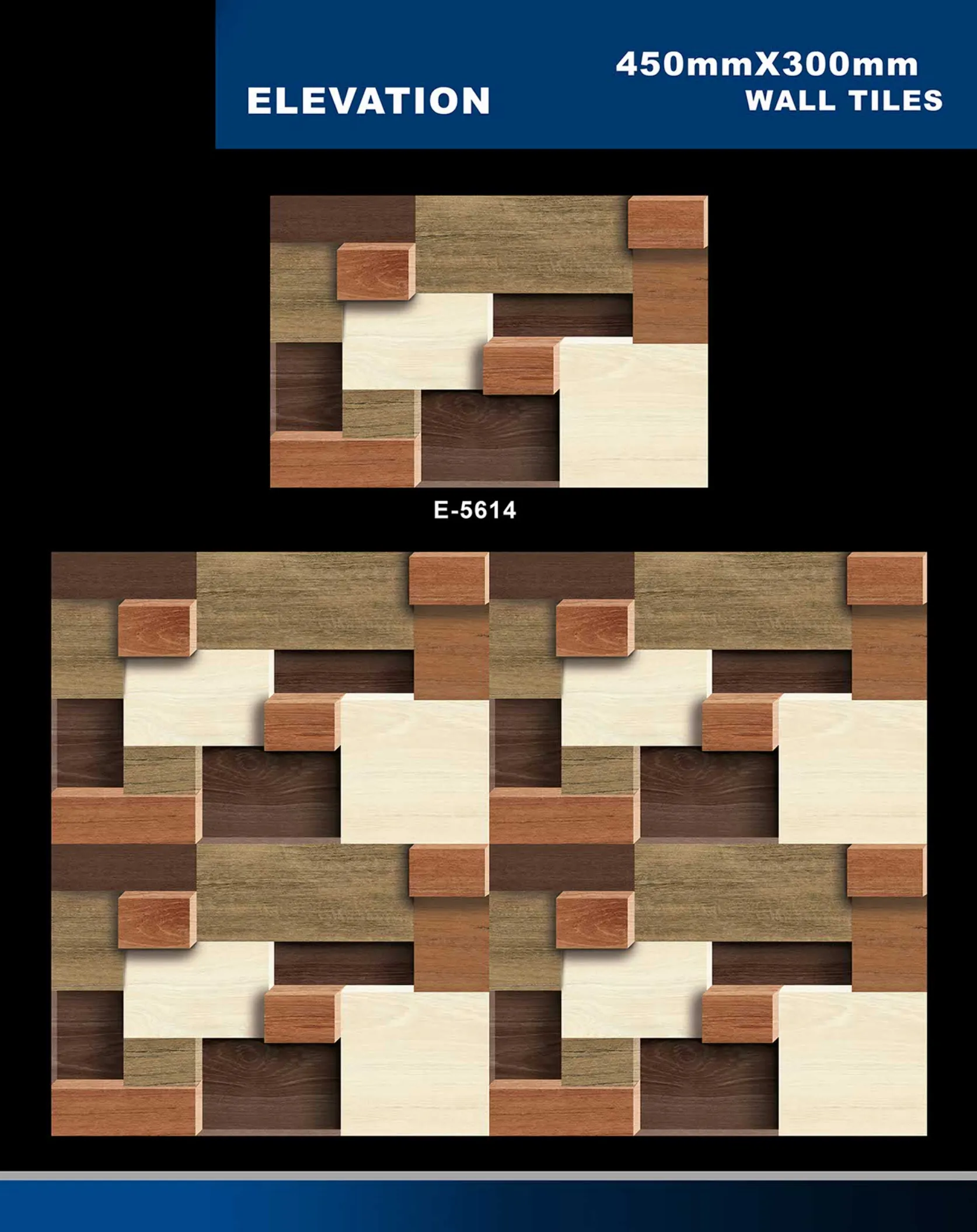 12 X 18 Elevation E 5331 To E 5631 - Design 48 - 300x450mm Elevation