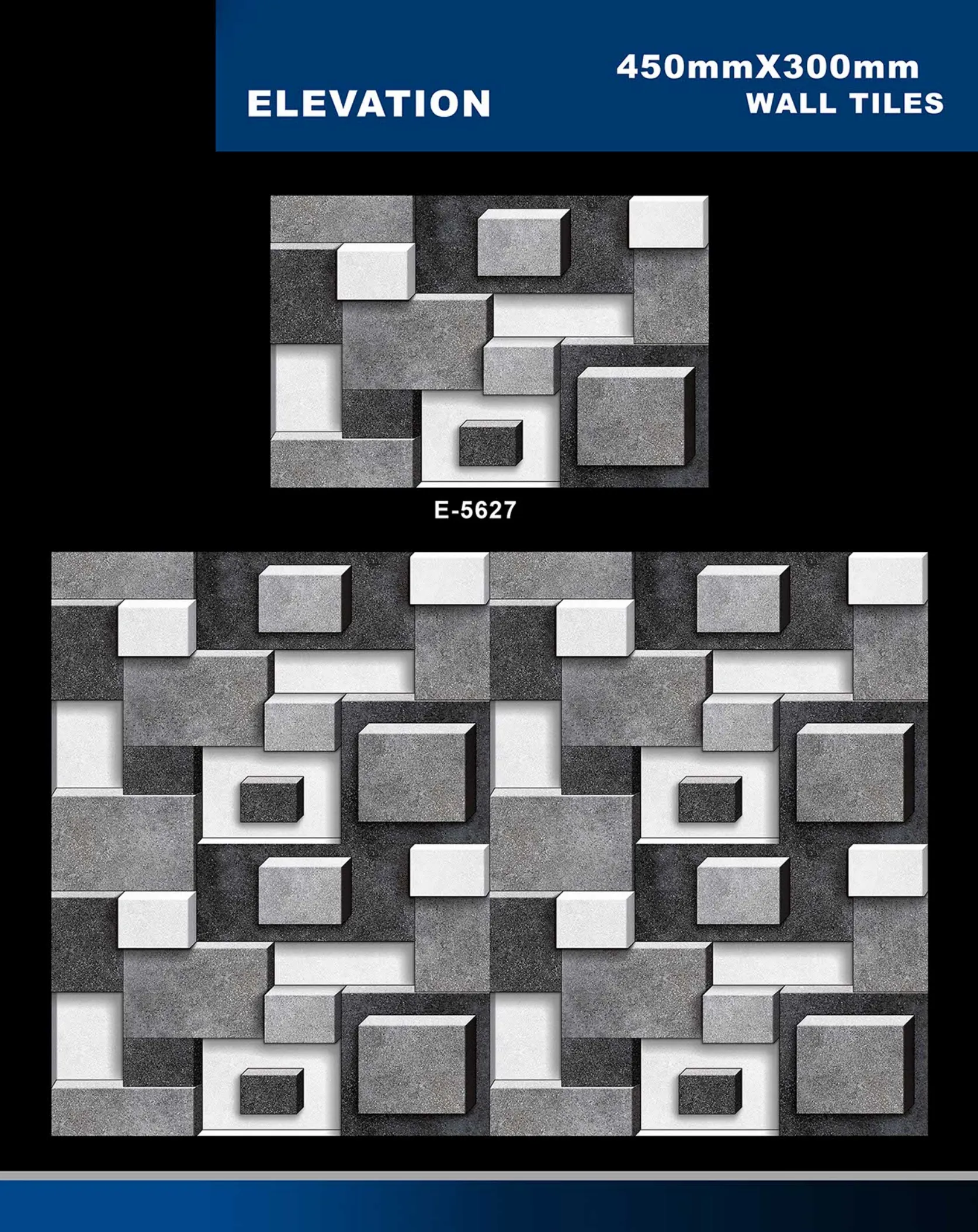 12 X 18 Elevation E 5331 To E 5631 - Design 61 - 300x450mm Elevation