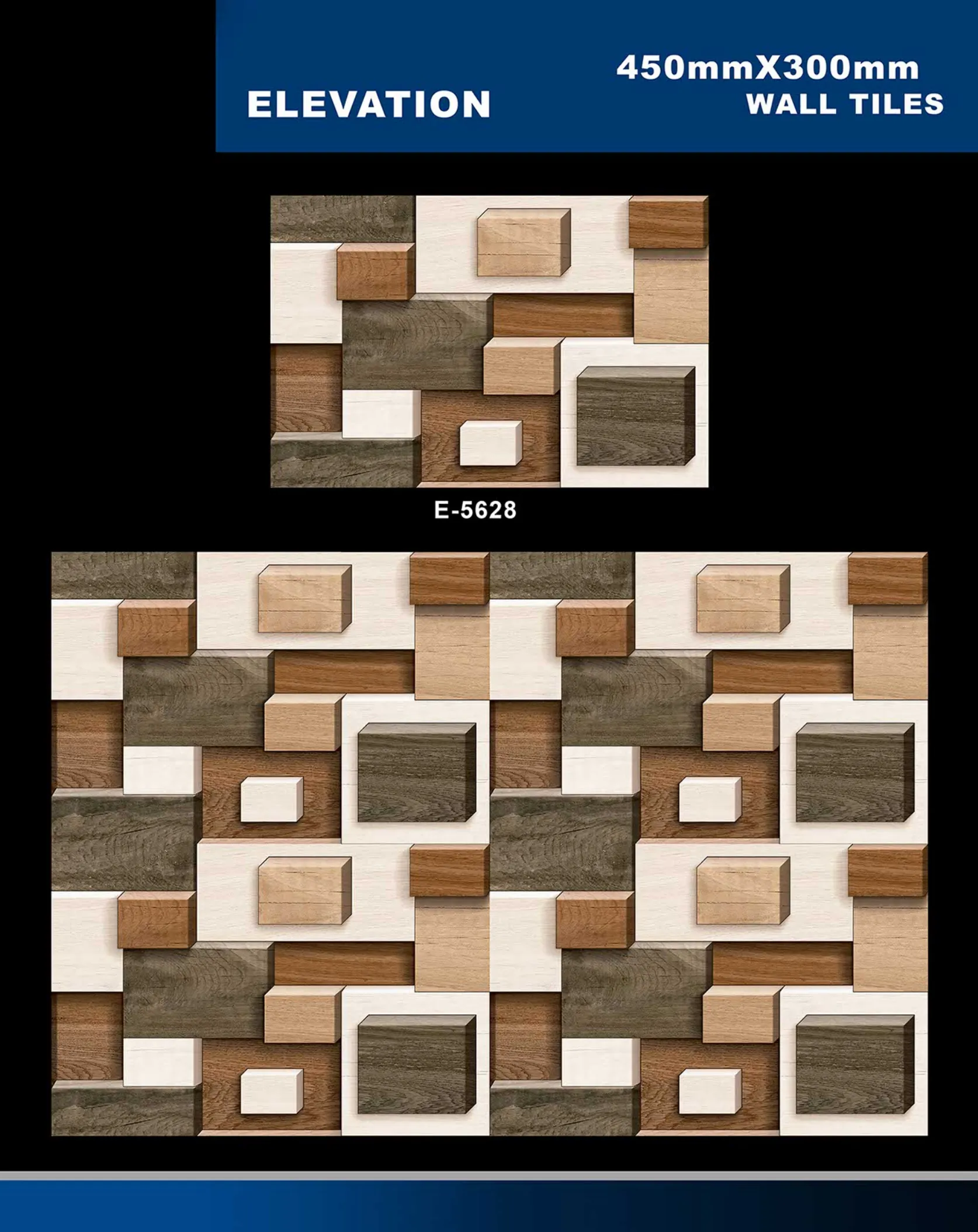 12 X 18 Elevation E 5331 To E 5631 - Design 62 - 300x450mm Elevation