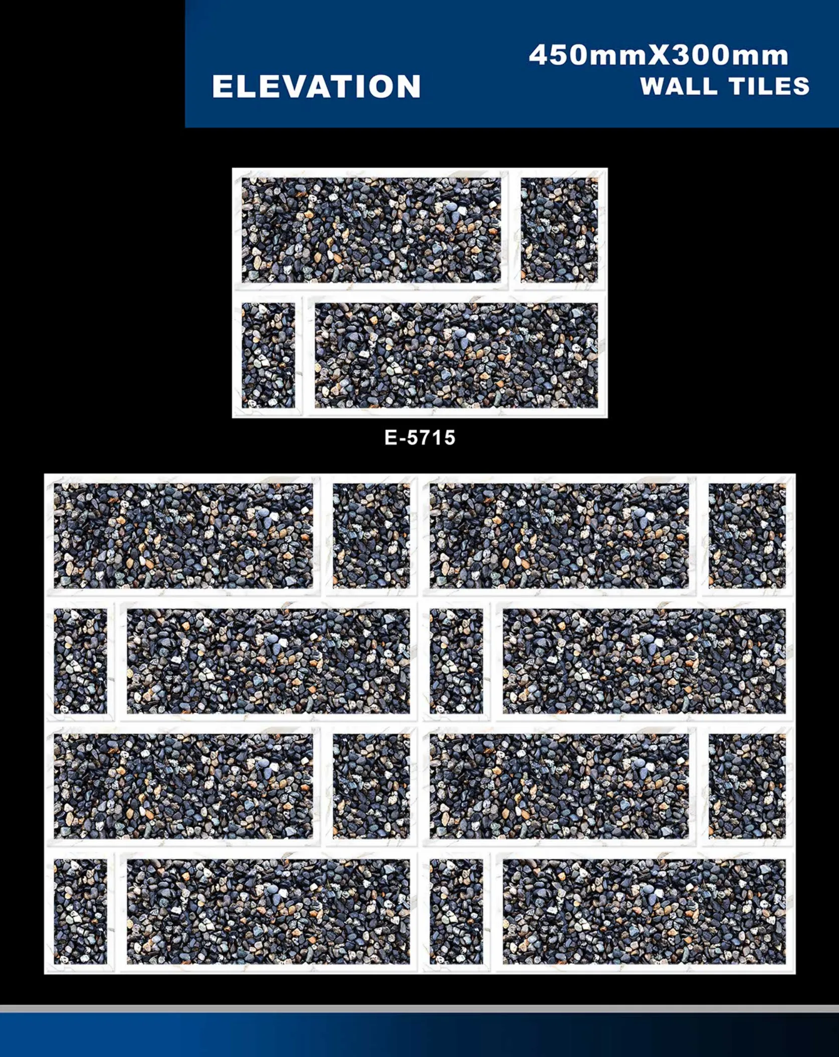 12 X 18 Elevation E 5632 To E 5855 - Design 21 - 300x450mm Elevation