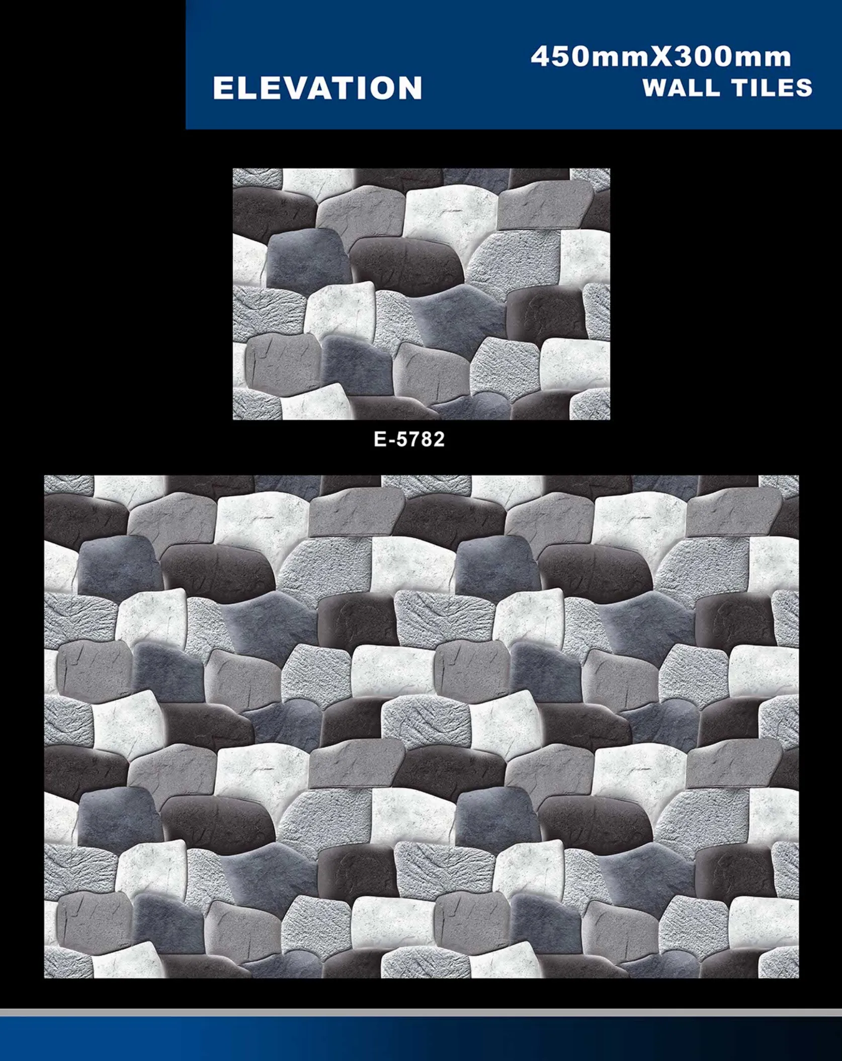 12 X 18 Elevation E 5632 To E 5855 - Design 38 - 300x450mm Elevation