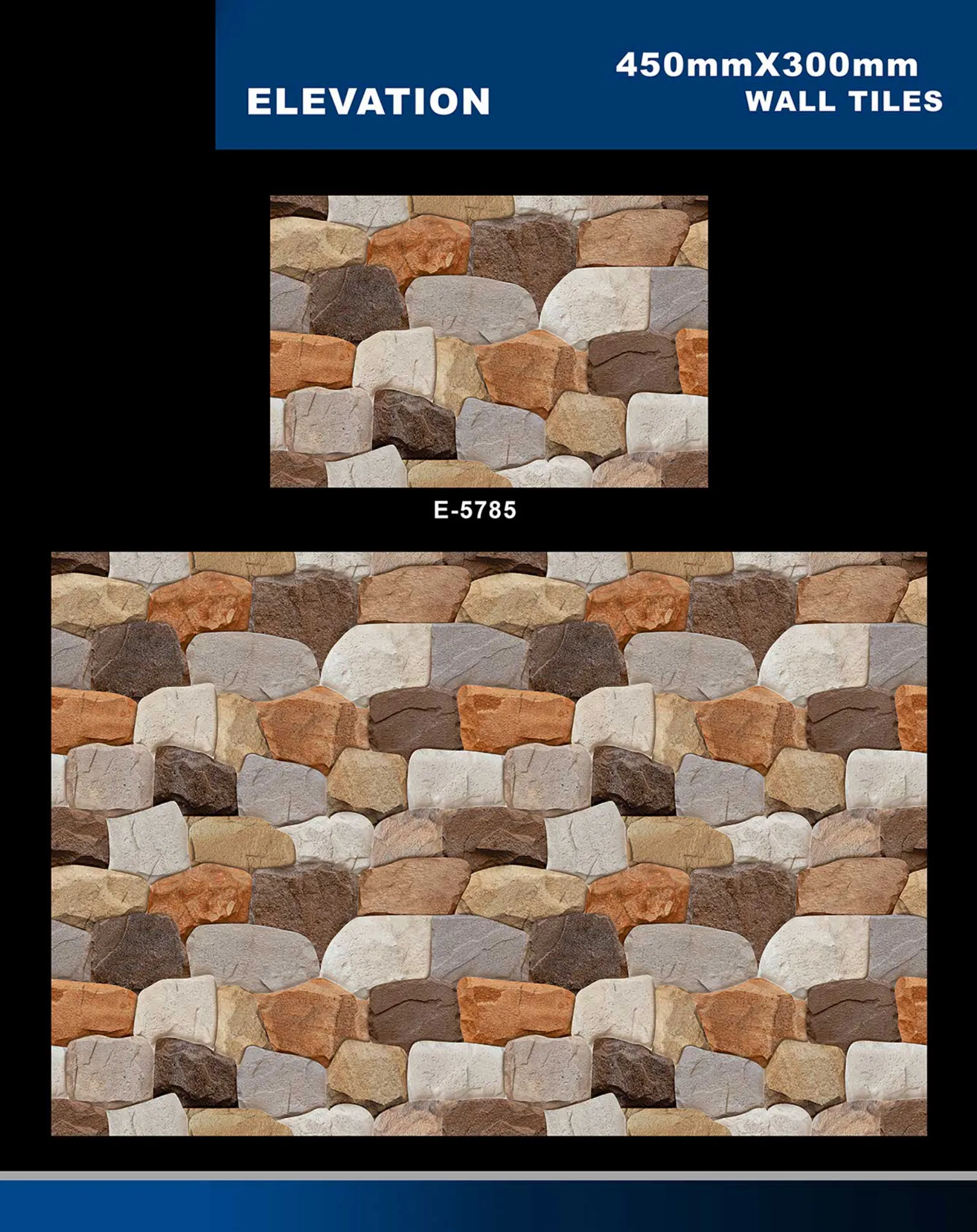 12 X 18 Elevation E 5632 To E 5855 - Design 41 - 300x450mm Elevation