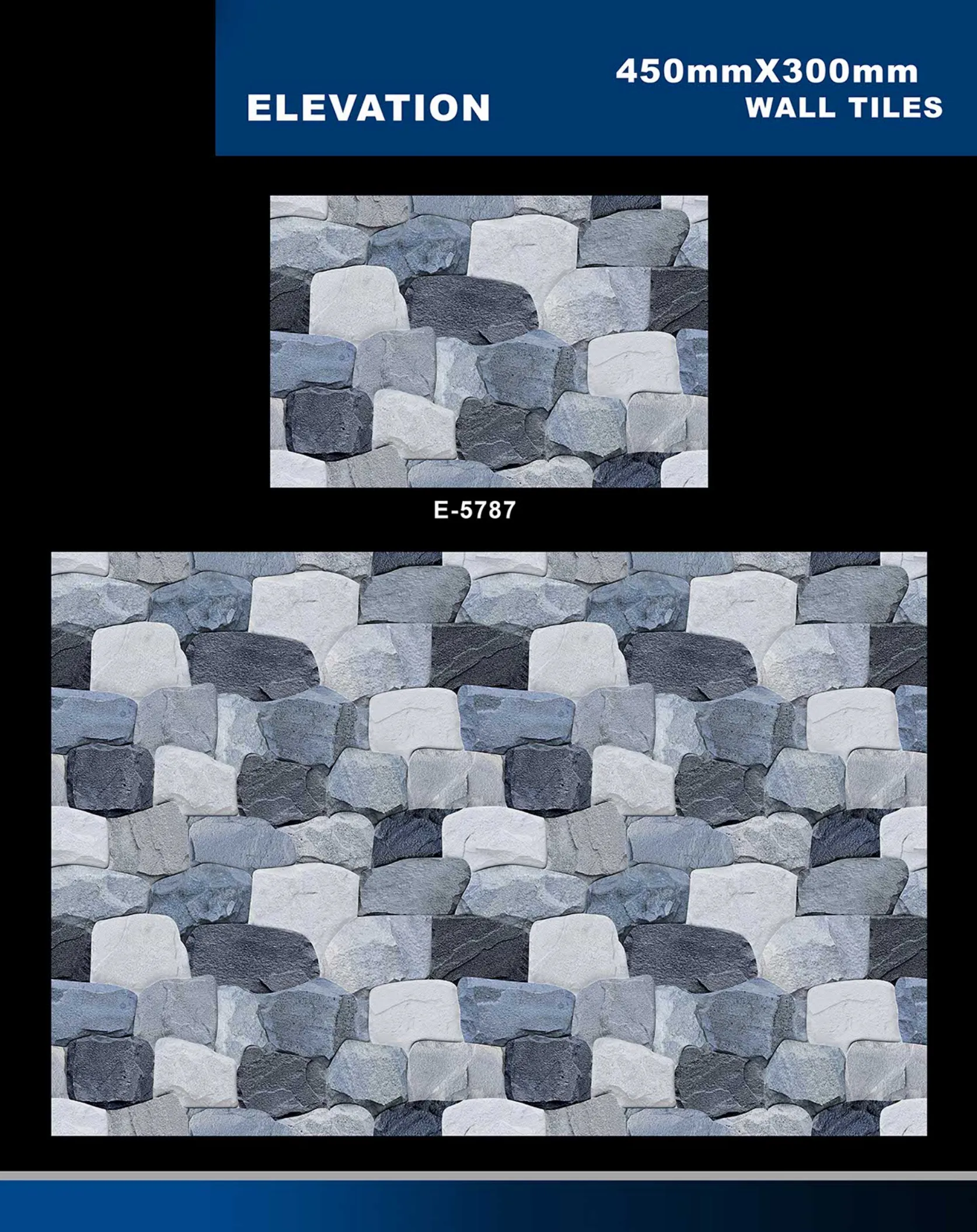 12 X 18 Elevation E 5632 To E 5855 - Design 43 - 300x450mm Elevation