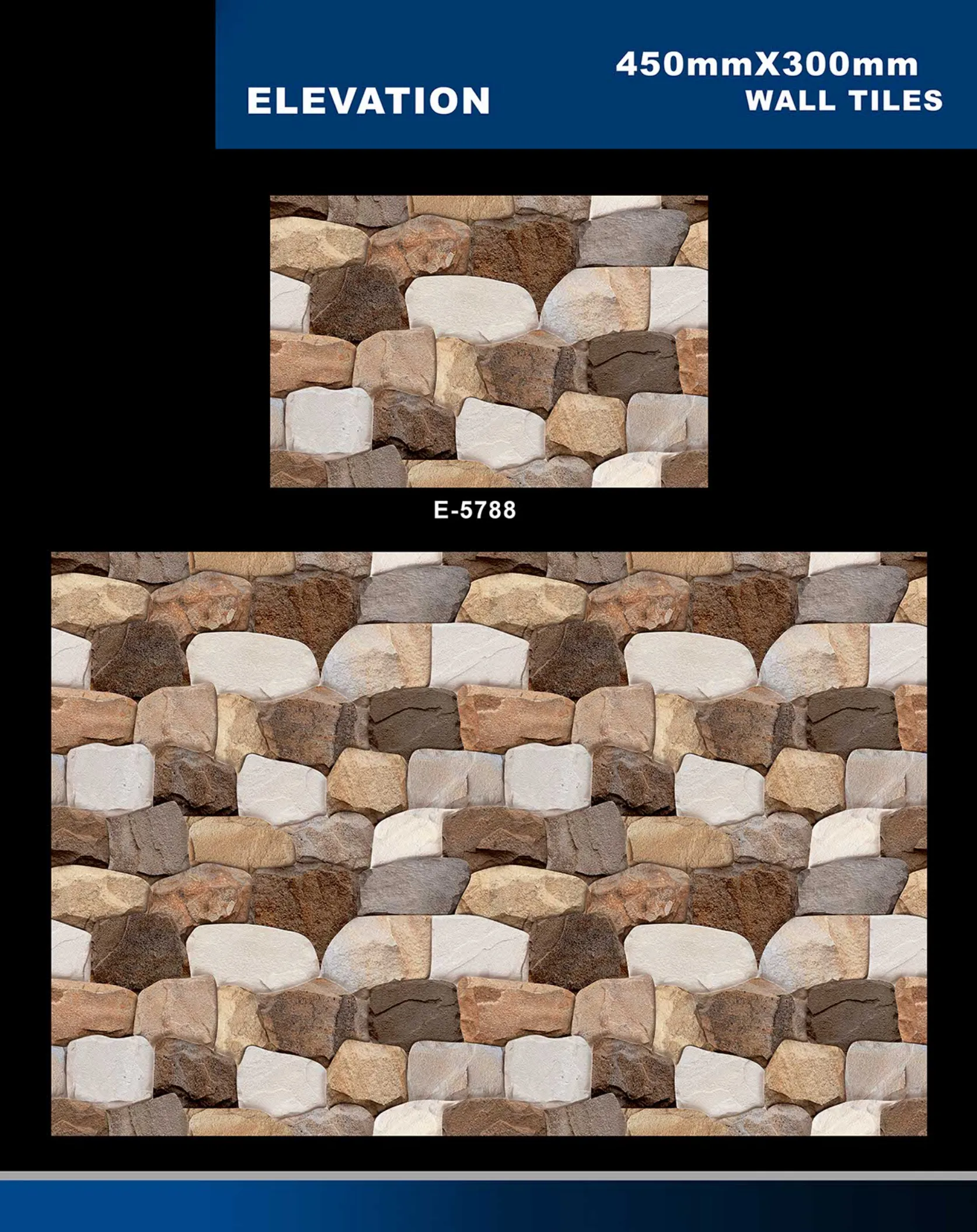 12 X 18 Elevation E 5632 To E 5855 - Design 44 - 300x450mm Elevation