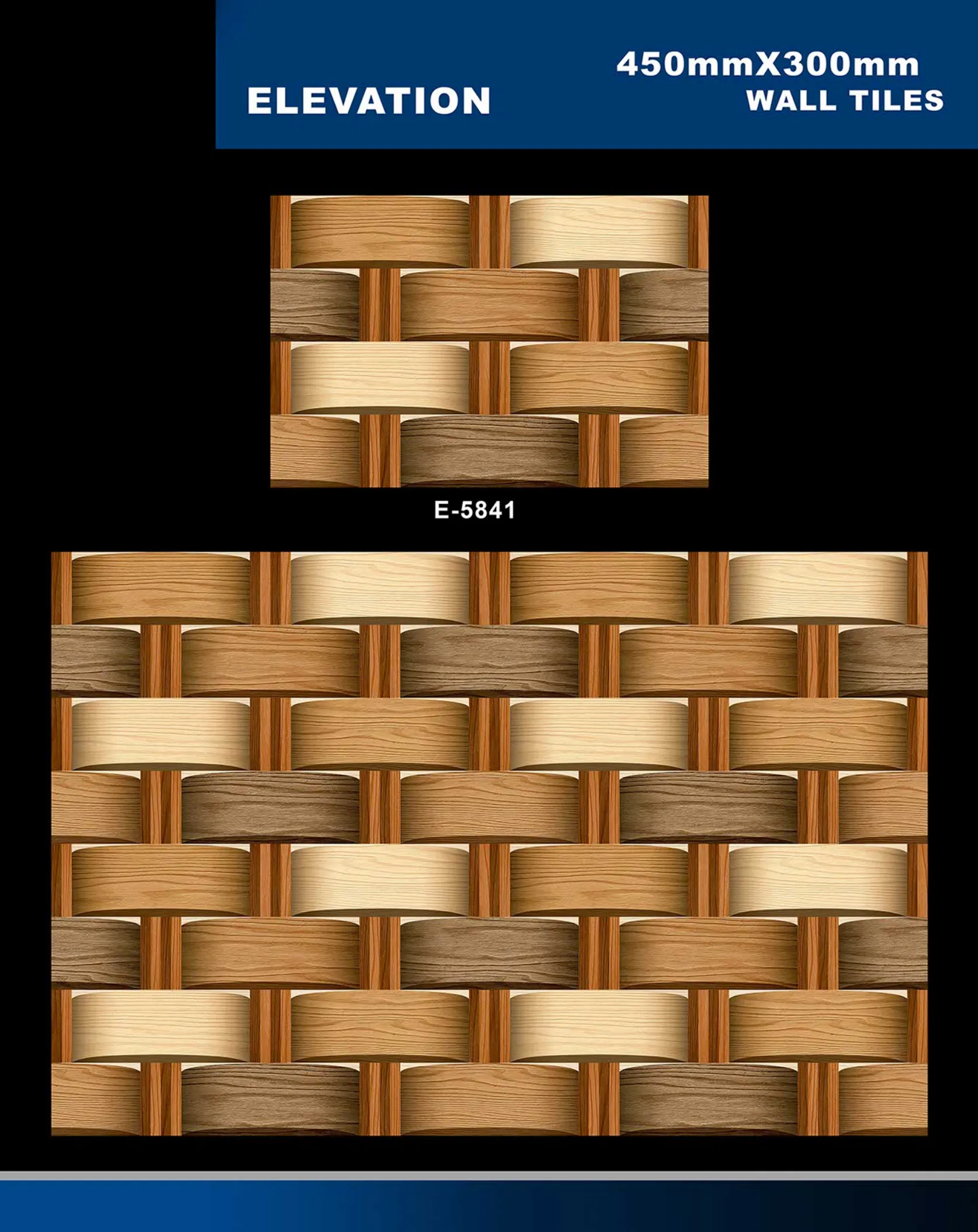 12 X 18 Elevation E 5632 To E 5855 - Design 51 - 300x450mm Elevation