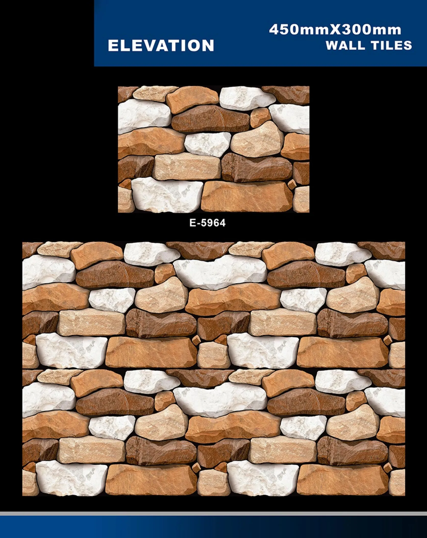 12 X 18 Elevation E 5856 To E 5995 - Design 41 - 300x450mm Elevation