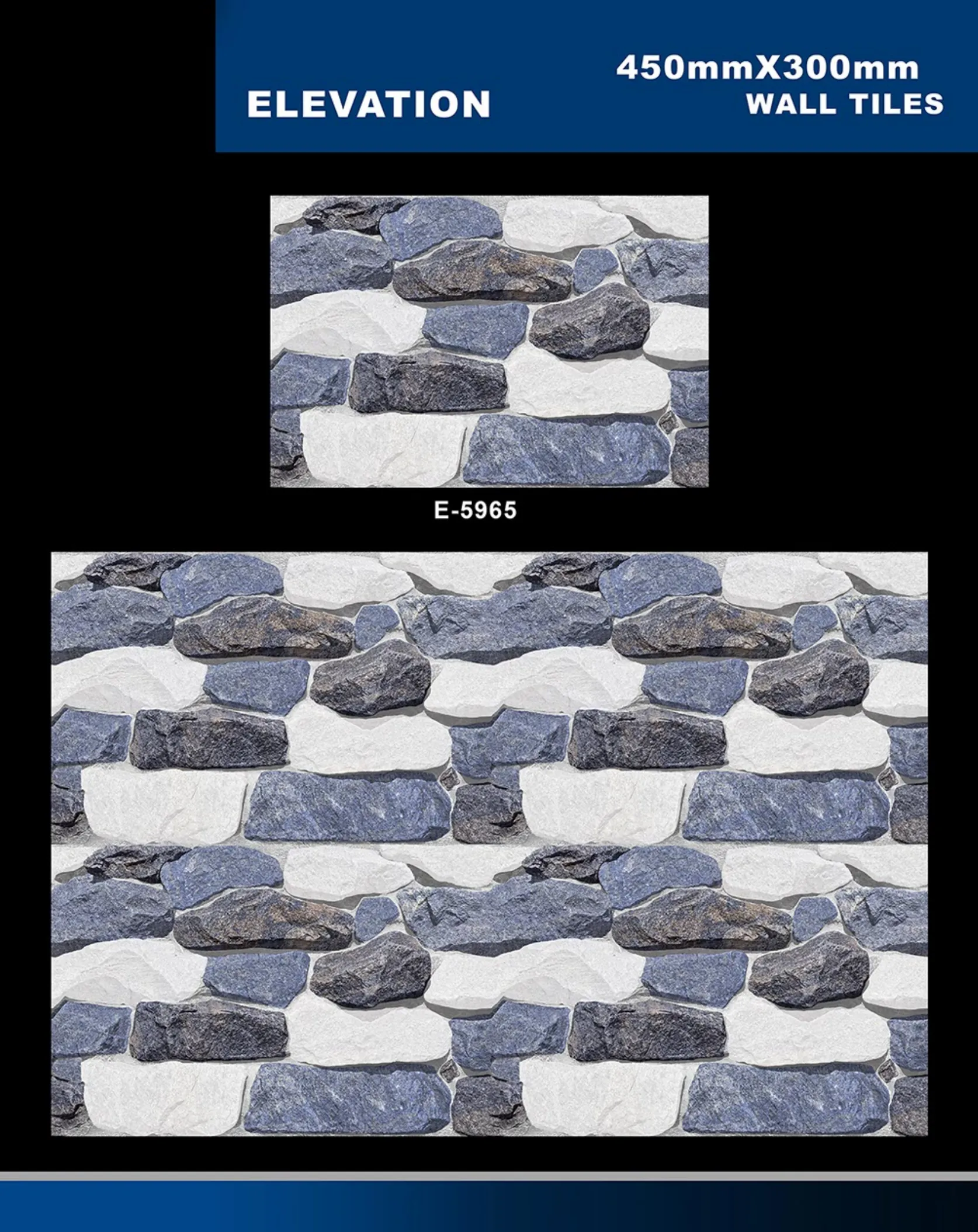 12 X 18 Elevation E 5856 To E 5995 - Design 42 - 300x450mm Elevation