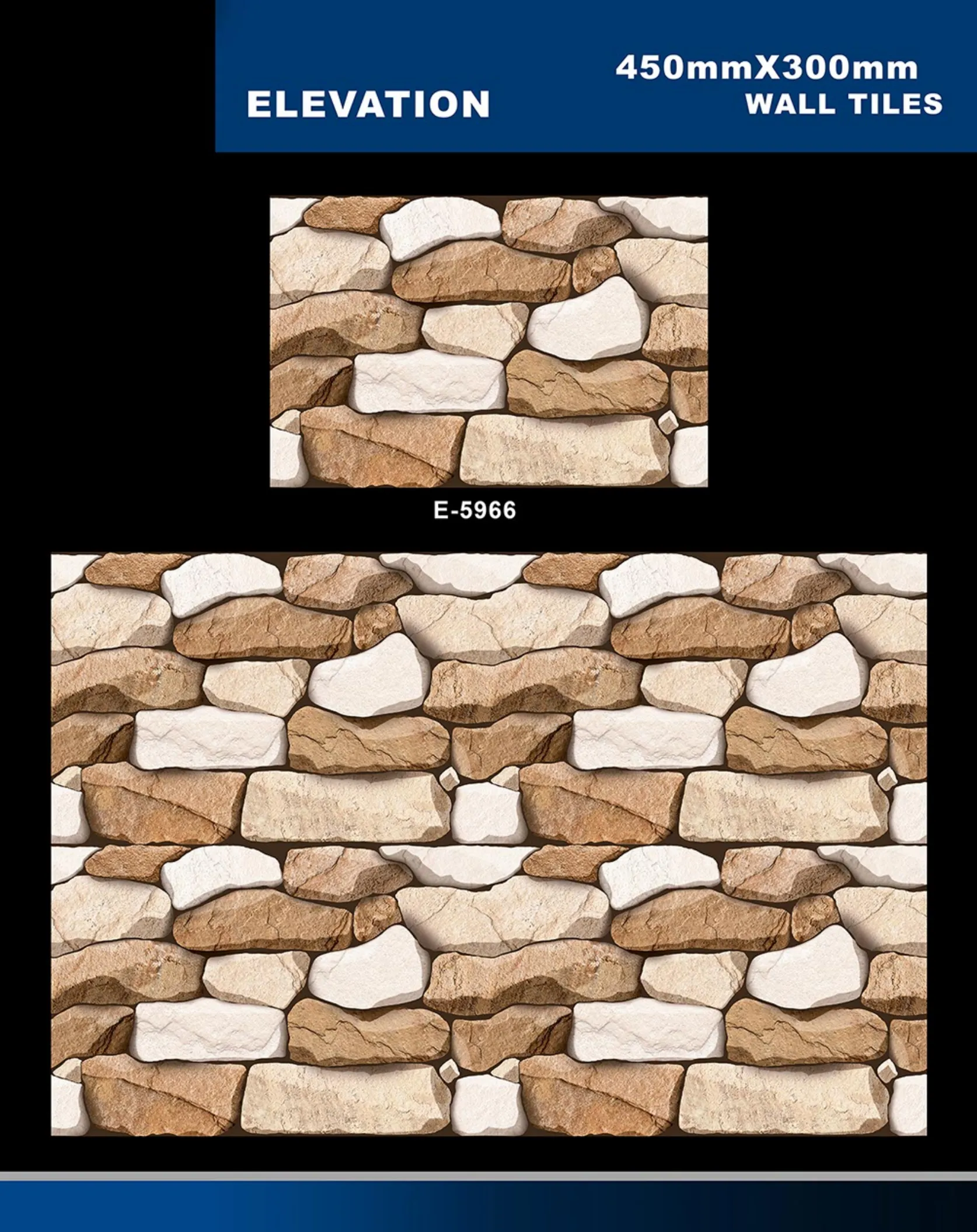 12 X 18 Elevation E 5856 To E 5995 - Design 43 - 300x450mm Elevation