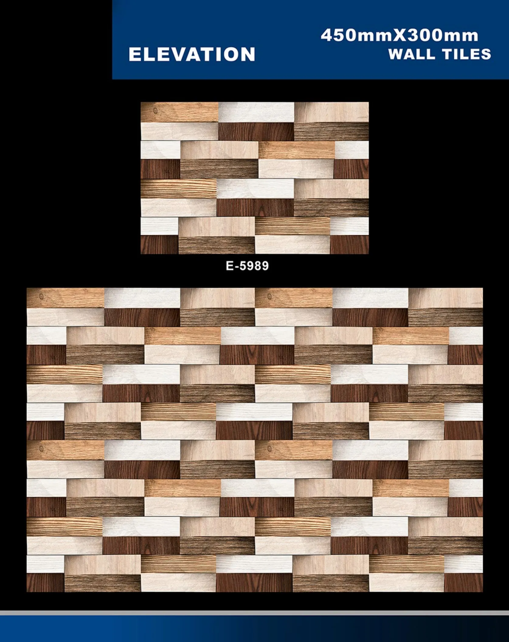 12 X 18 Elevation E 5856 To E 5995 - Design 59 - 300x450mm Elevation