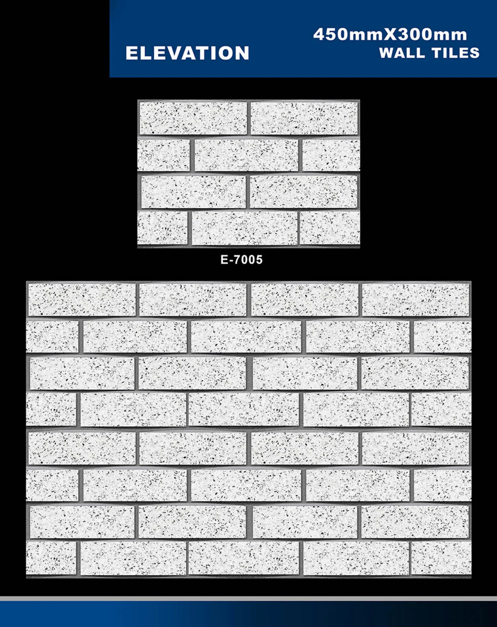 12 X 18 Elevation E 5996 To E 7027 - Design 35 - 300x450mm Elevation