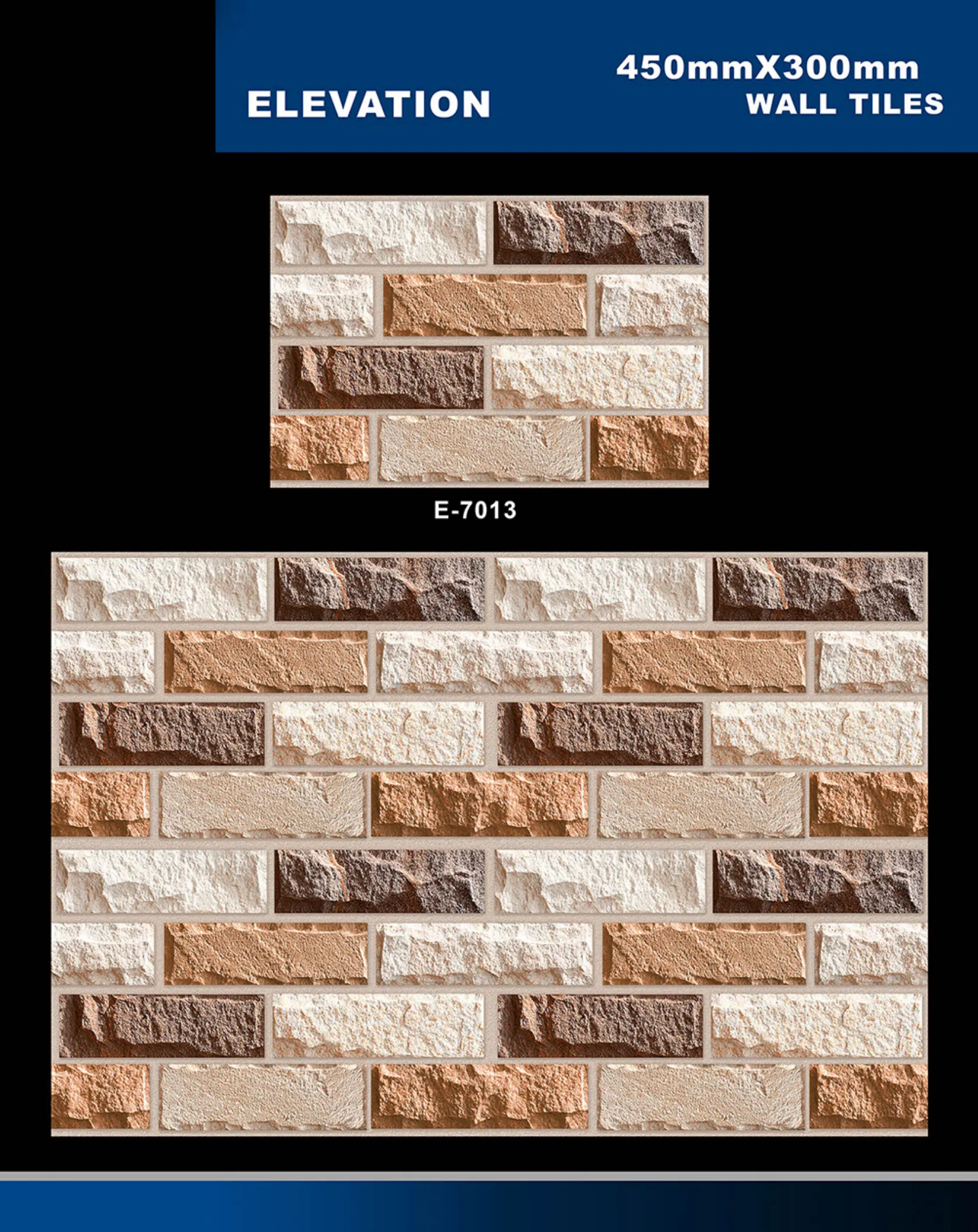 12 X 18 Elevation E 5996 To E 7027 - Design 43 - 300x450mm Elevation