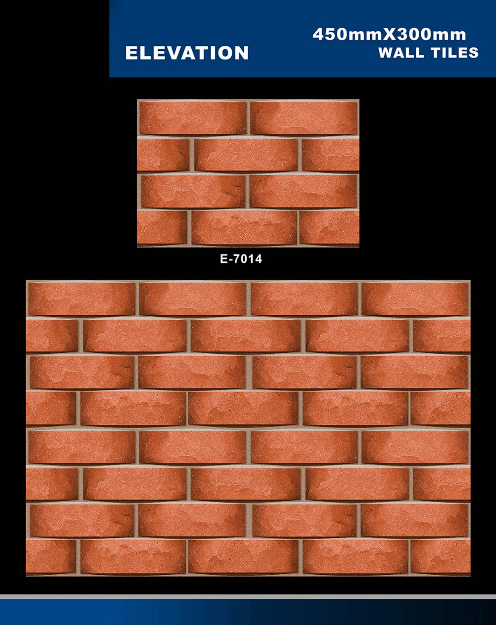 12 X 18 Elevation E 5996 To E 7027 - Design 44 - 300x450mm Elevation