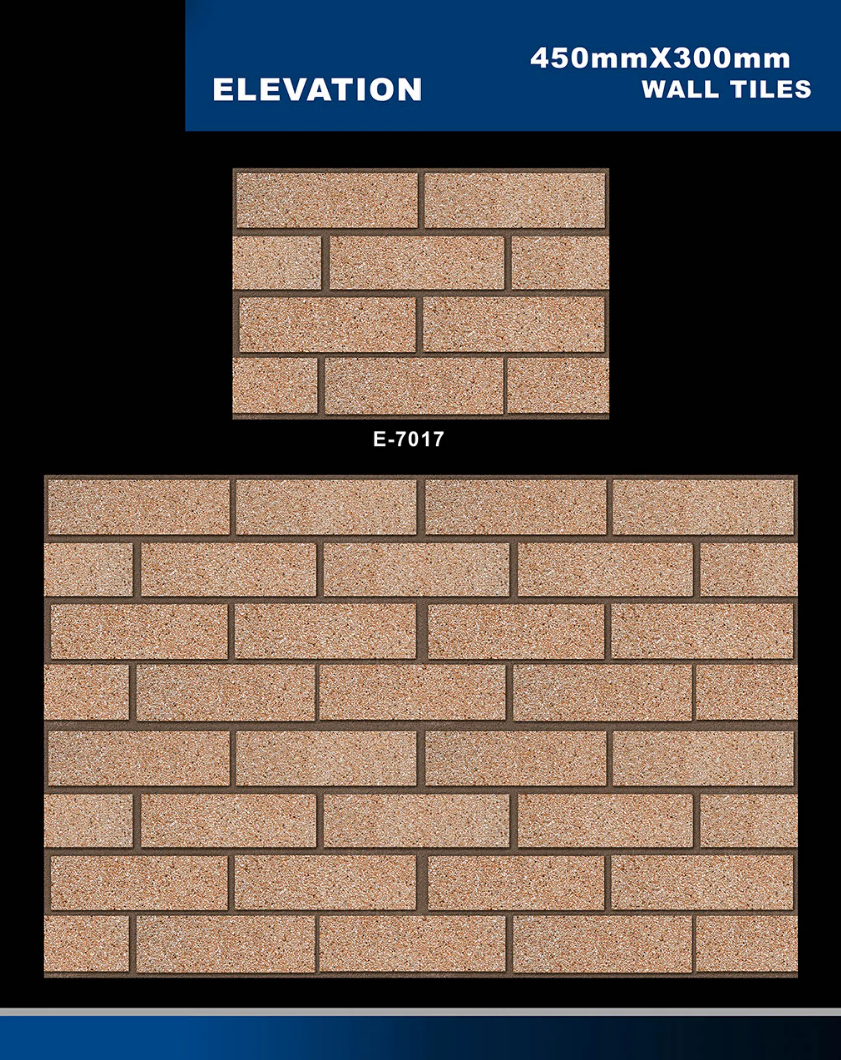 12 X 18 Elevation E 5996 To E 7027 - Design 47 - 300x450mm Elevation