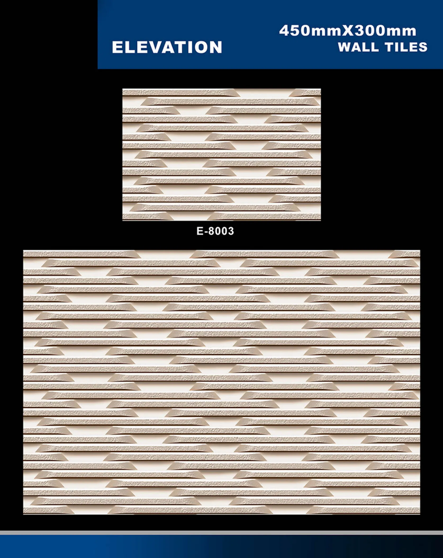 12 X 18 Elevation E 7028 To E 9059 - Design 43 - 300x450mm Elevation
