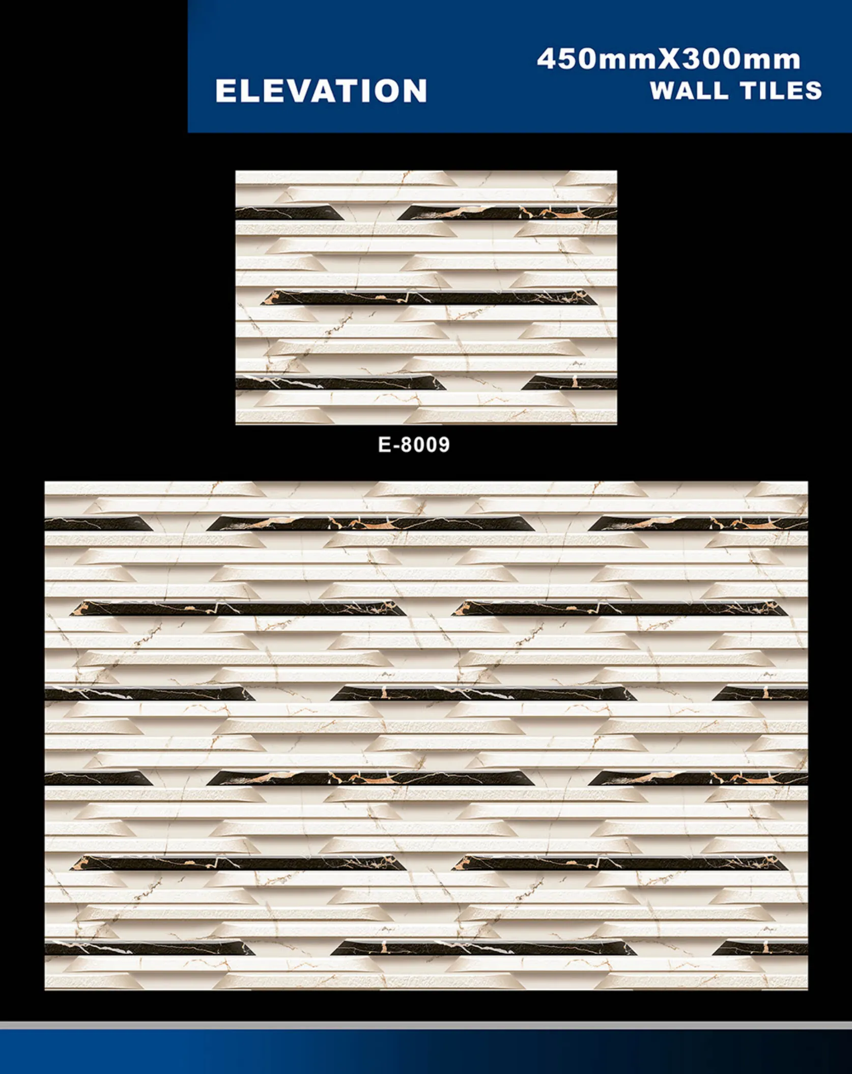 12 X 18 Elevation E 7028 To E 9059 - Design 49 - 300x450mm Elevation