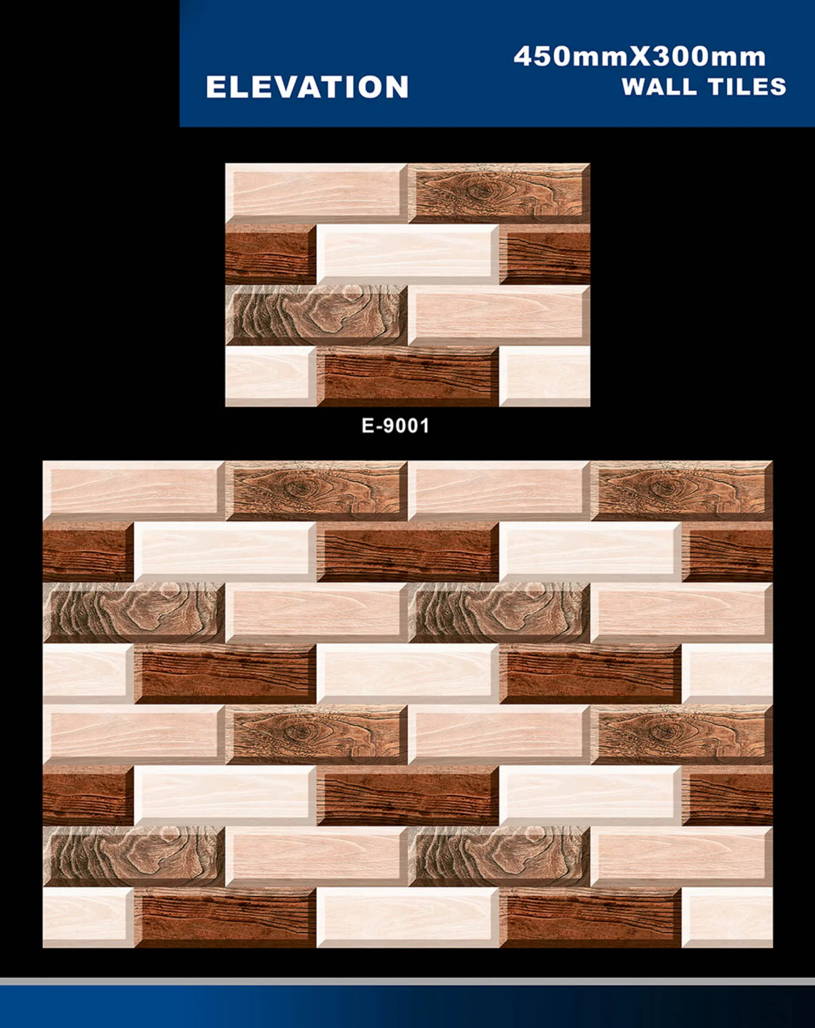 12 X 18 Elevation E 7028 To E 9059 - Design 58 - 300x450mm Elevation