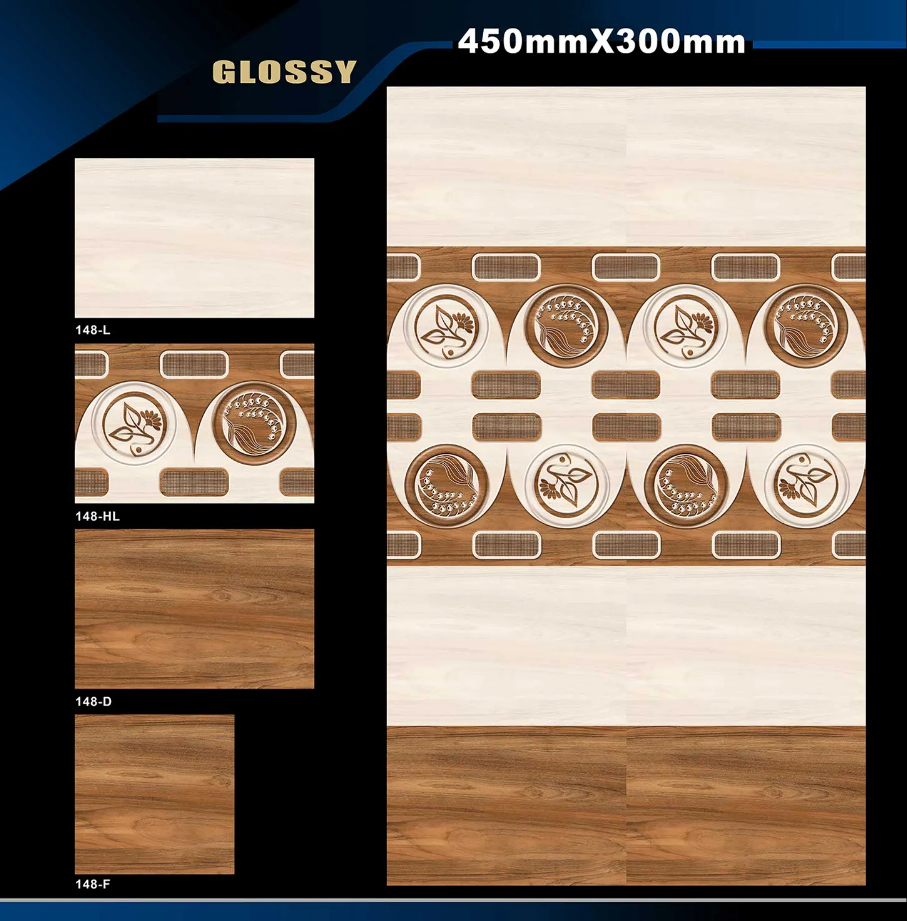 12 X 18 Glossy 105 To 316 - Design 4 - 300x450mm Glossy