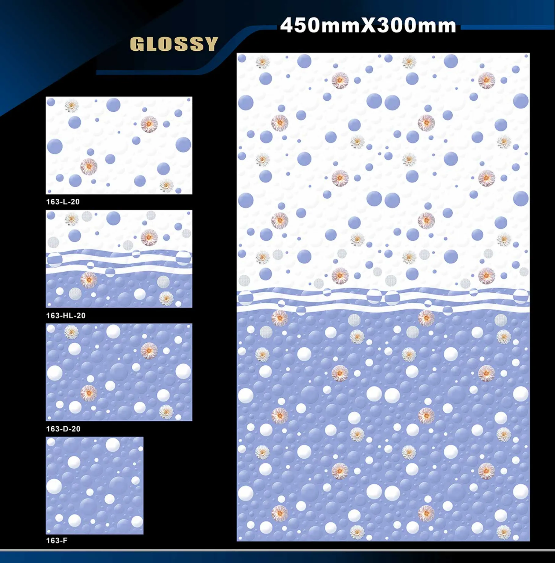 12 X 18 Glossy 105 To 316 - Design 6 - 300x450mm Glossy