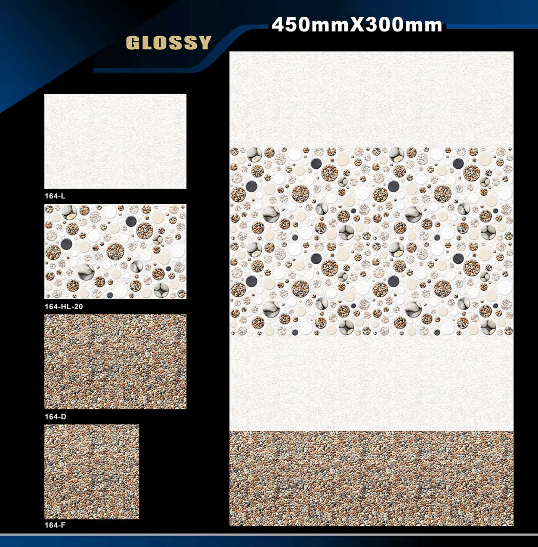 12 X 18 Glossy 105 To 316 - Design 7 - 300x450mm Glossy