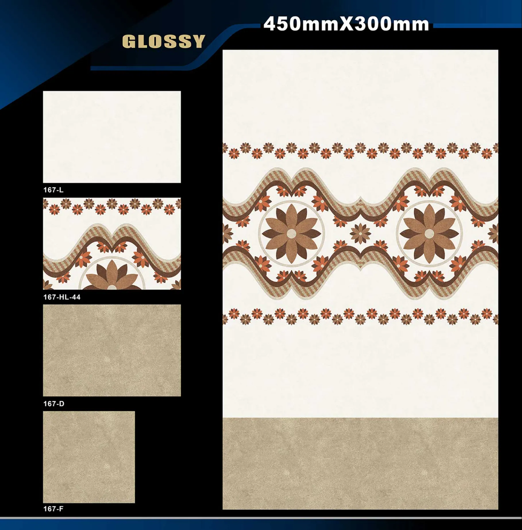 12 X 18 Glossy 105 To 316 - Design 10 - 300x450mm Glossy
