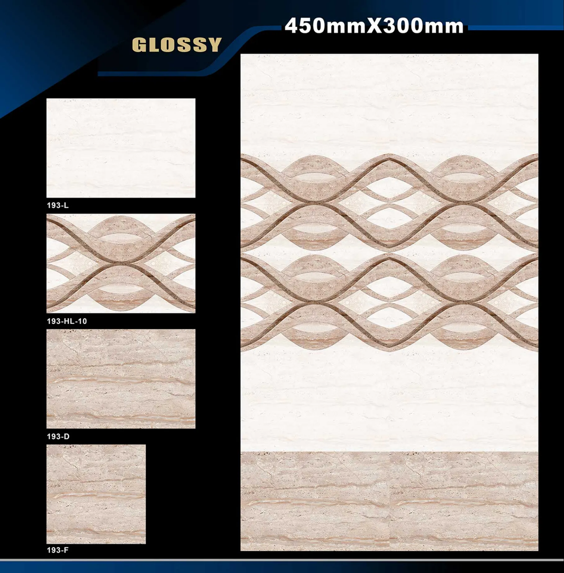 12 X 18 Glossy 105 To 316 - Design 19 - 300x450mm Glossy