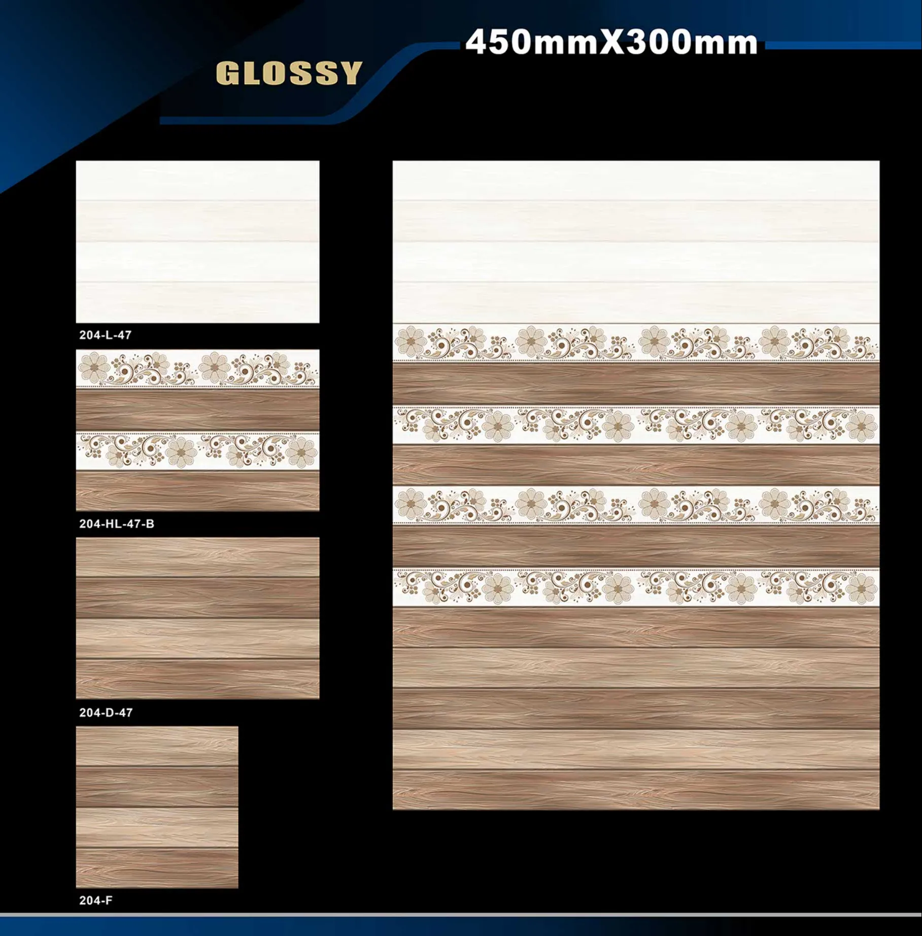 12 X 18 Glossy 105 To 316 - Design 22 - 300x450mm Glossy