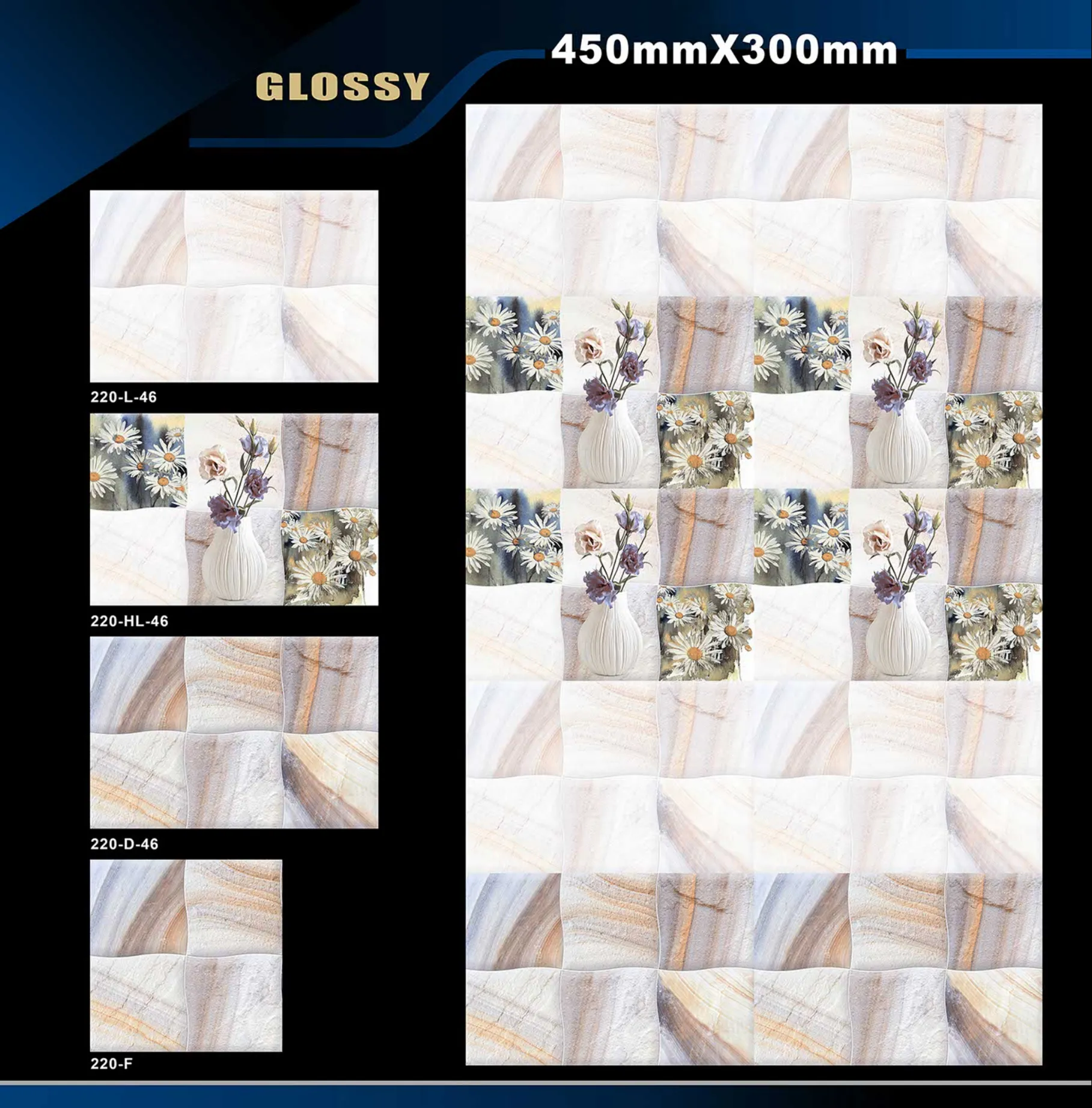 12 X 18 Glossy 105 To 316 - Design 26 - 300x450mm Glossy