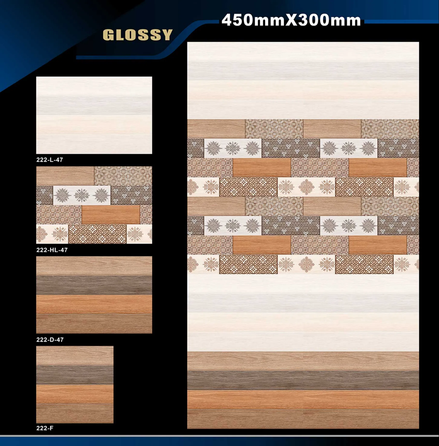 12 X 18 Glossy 105 To 316 - Design 27 - 300x450mm Glossy
