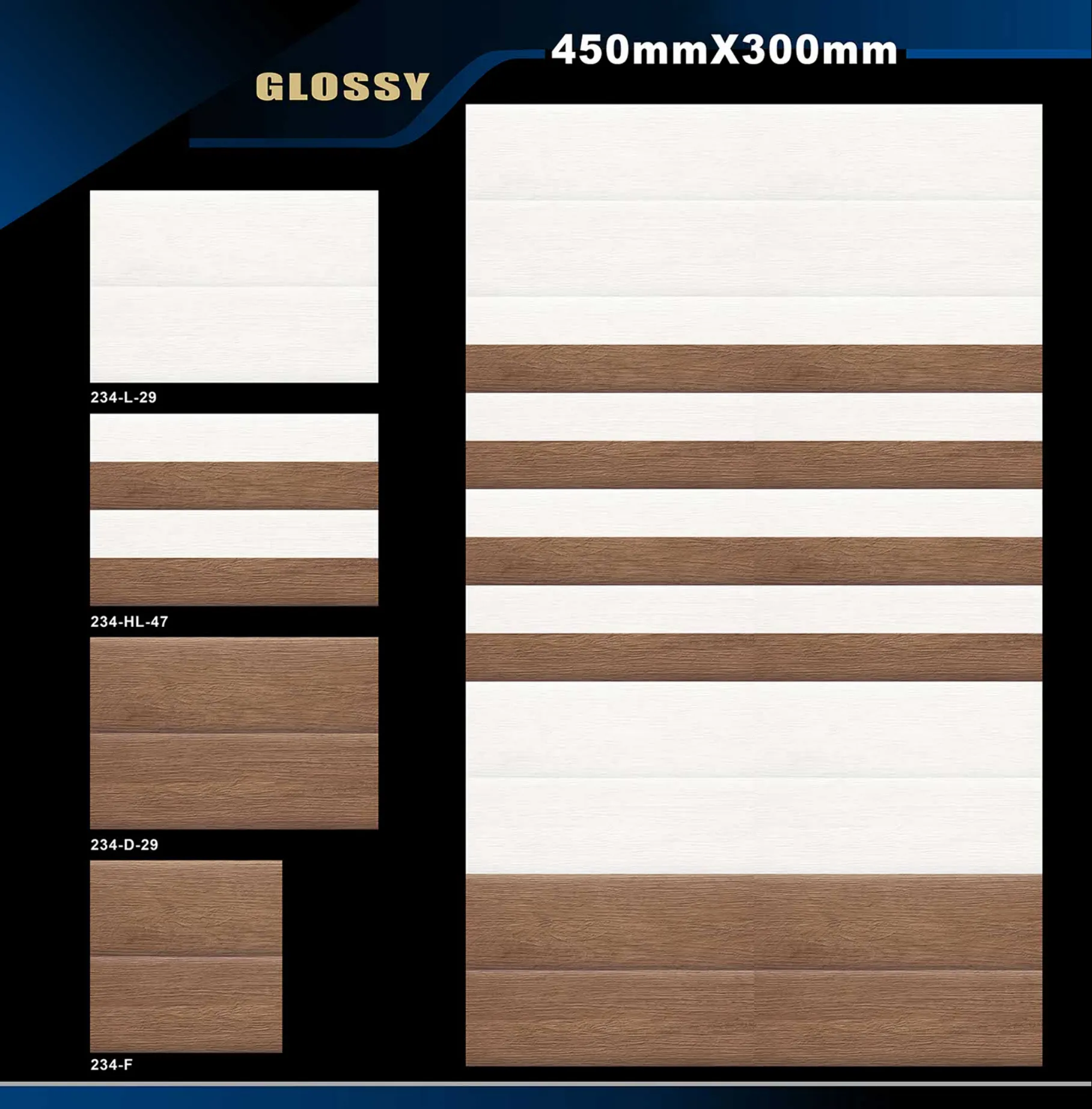 12 X 18 Glossy 105 To 316 - Design 33 - 300x450mm Glossy