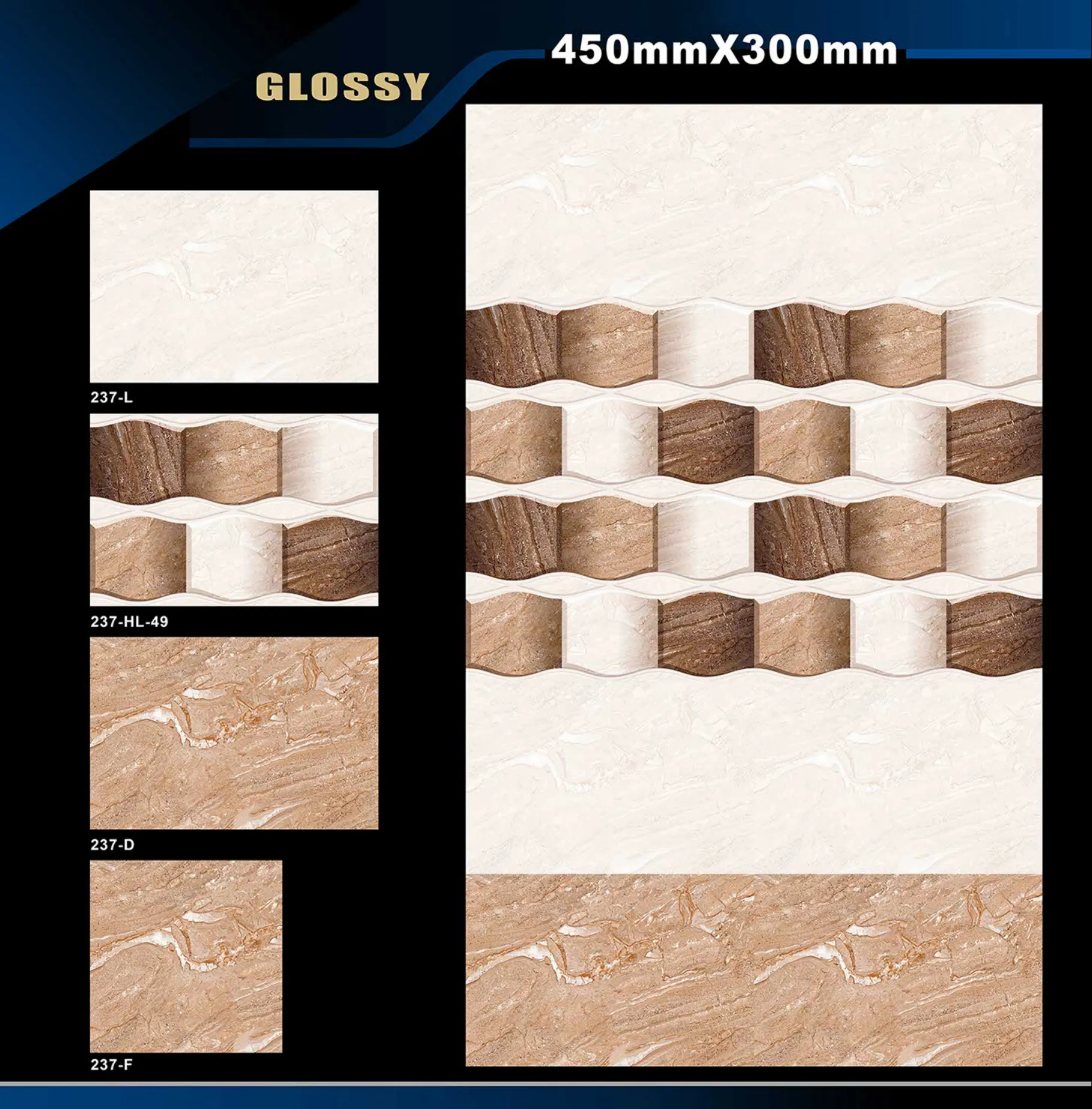 12 X 18 Glossy 105 To 316 - Design 35 - 300x450mm Glossy