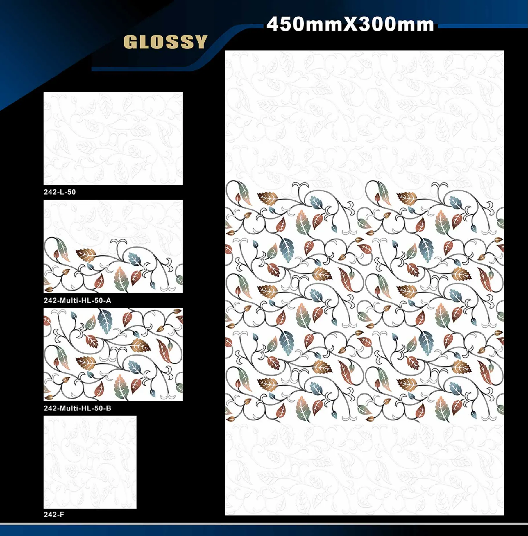 12 X 18 Glossy 105 To 316 - Design 39 - 300x450mm Glossy
