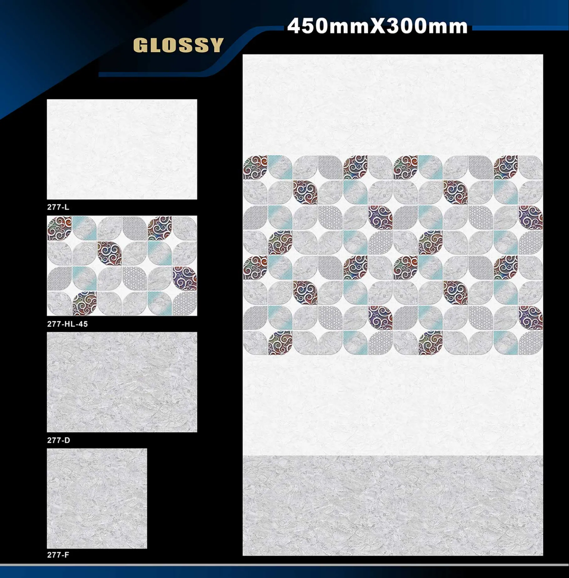 12 X 18 Glossy 105 To 316 - Design 58 - 300x450mm Glossy