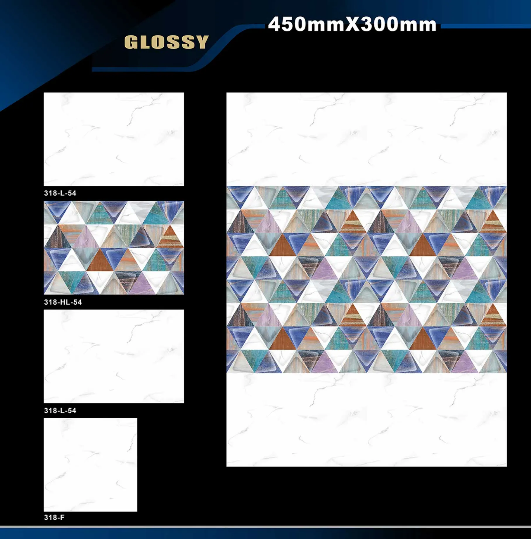 12 X 18 Glossy 317 To 415 - Design 3 - 300x450mm Glossy