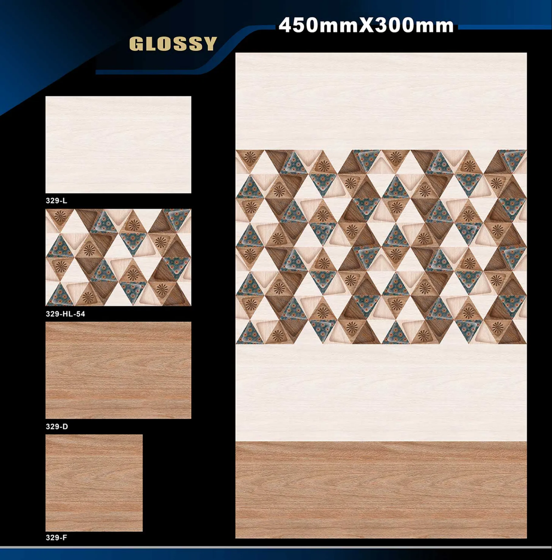 12 X 18 Glossy 317 To 415 - Design 11 - 300x450mm Glossy