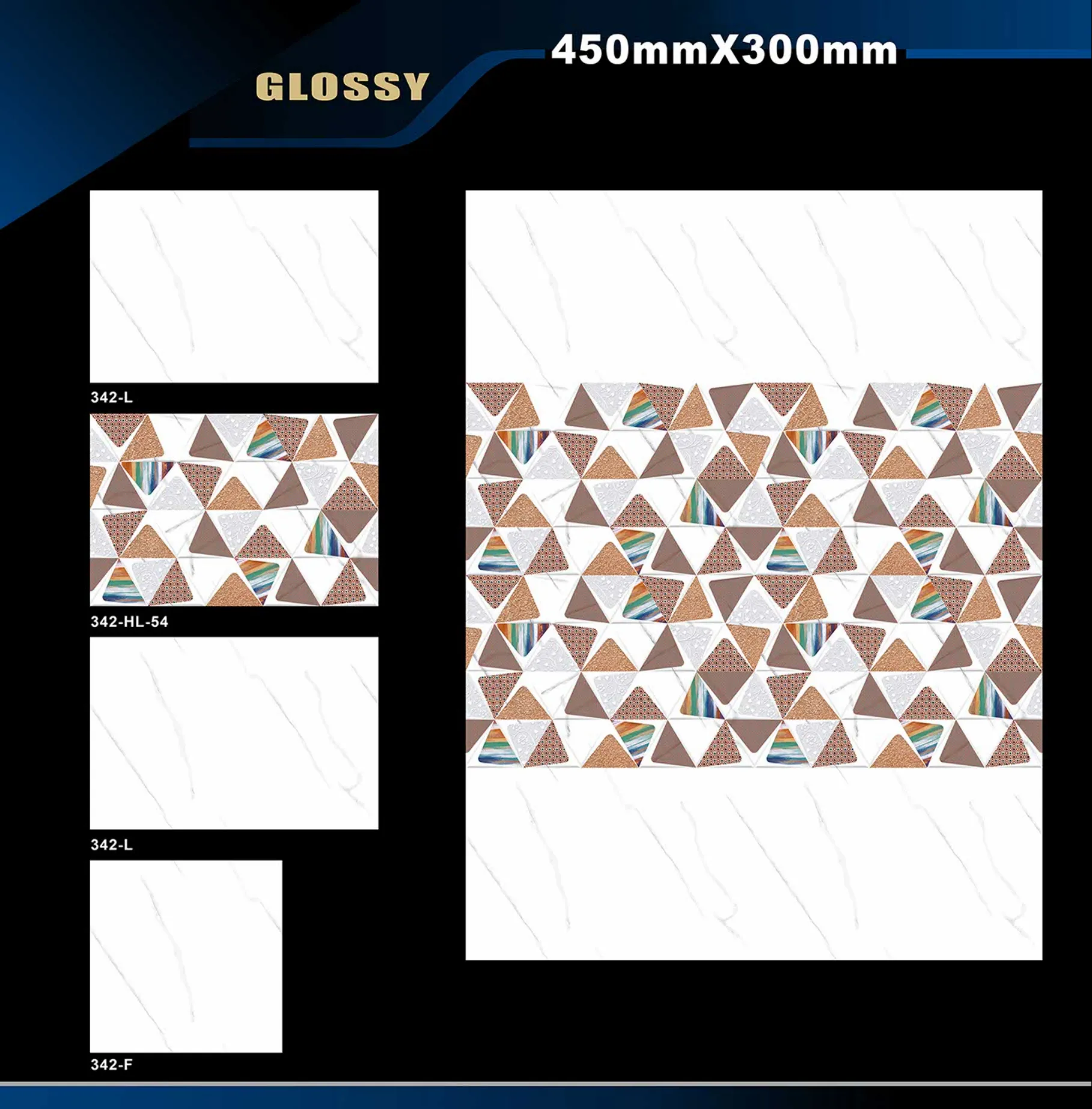 12 X 18 Glossy 317 To 415 - Design 20 - 300x450mm Glossy