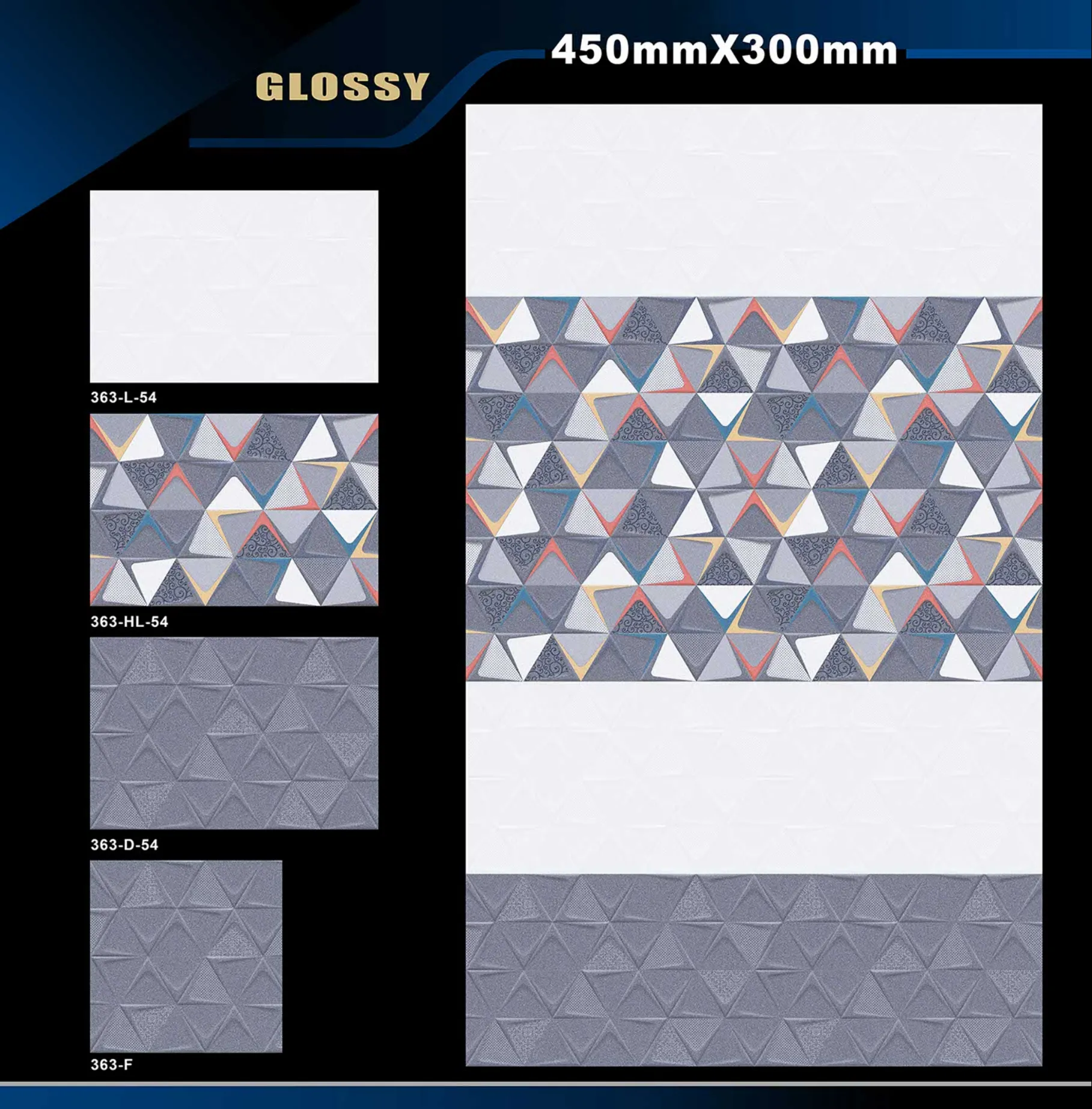 12 X 18 Glossy 317 To 415 - Design 31 - 300x450mm Glossy