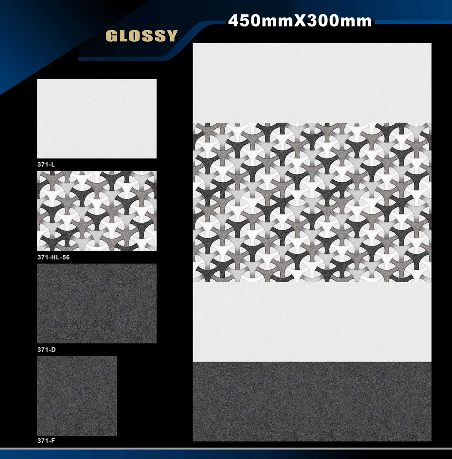 12 X 18 Glossy 317 To 415 - Design 40 - 300x450mm Glossy