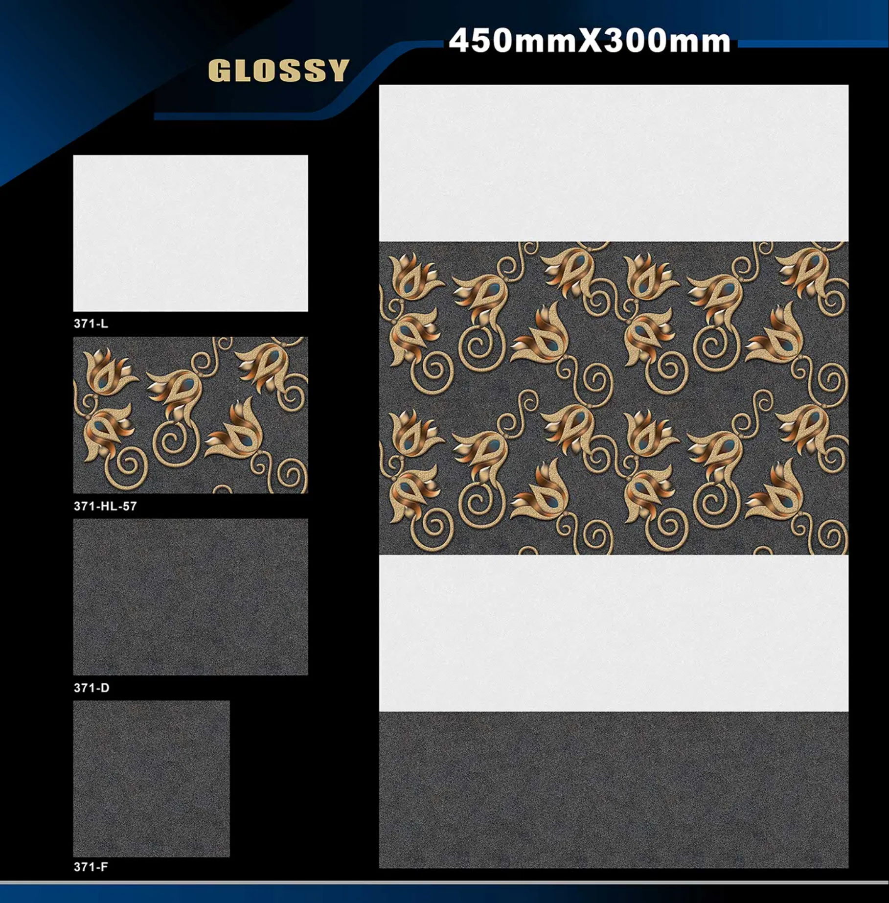 12 X 18 Glossy 317 To 415 - Design 42 - 300x450mm Glossy
