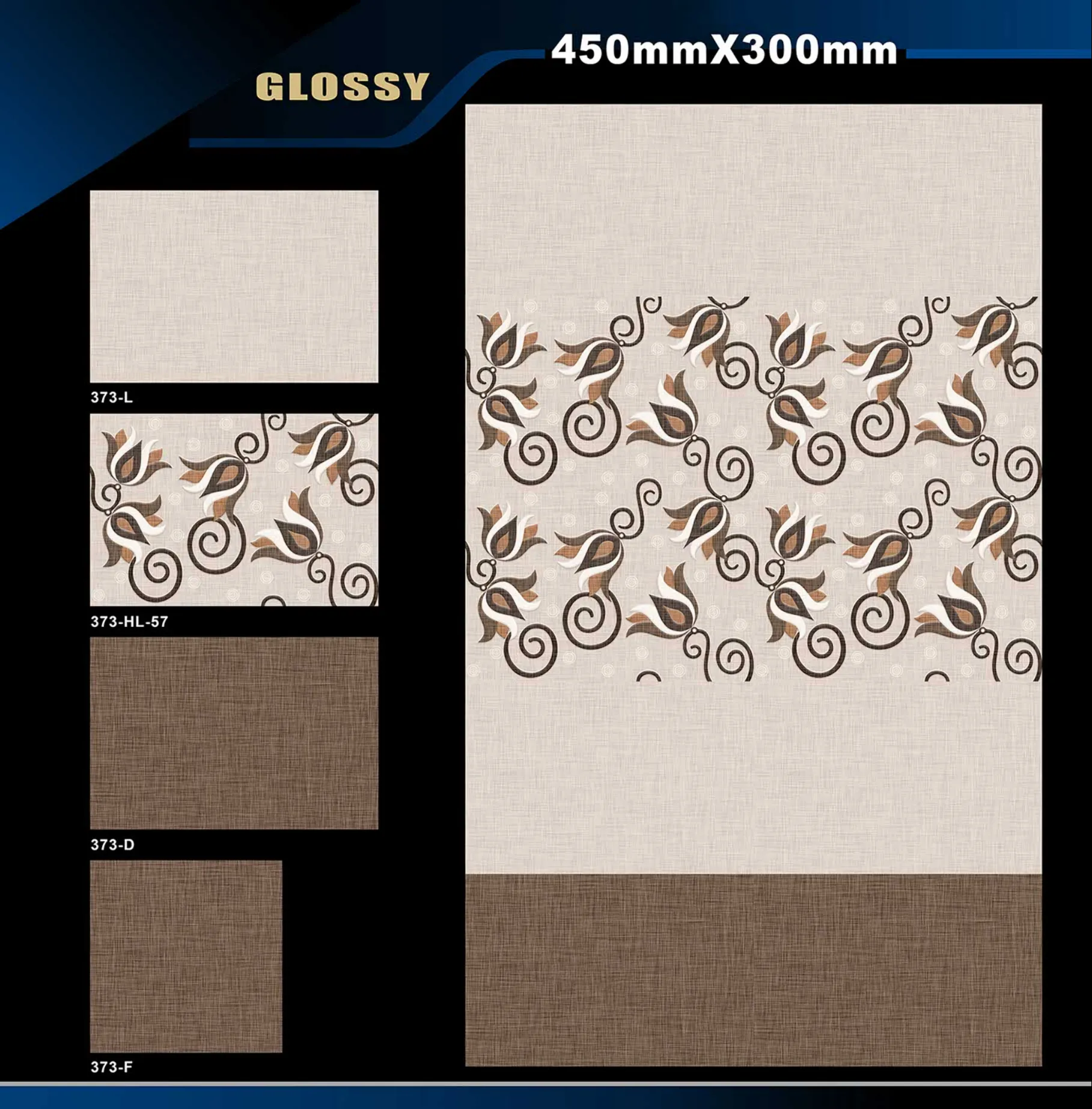12 X 18 Glossy 317 To 415 - Design 44 - 300x450mm Glossy