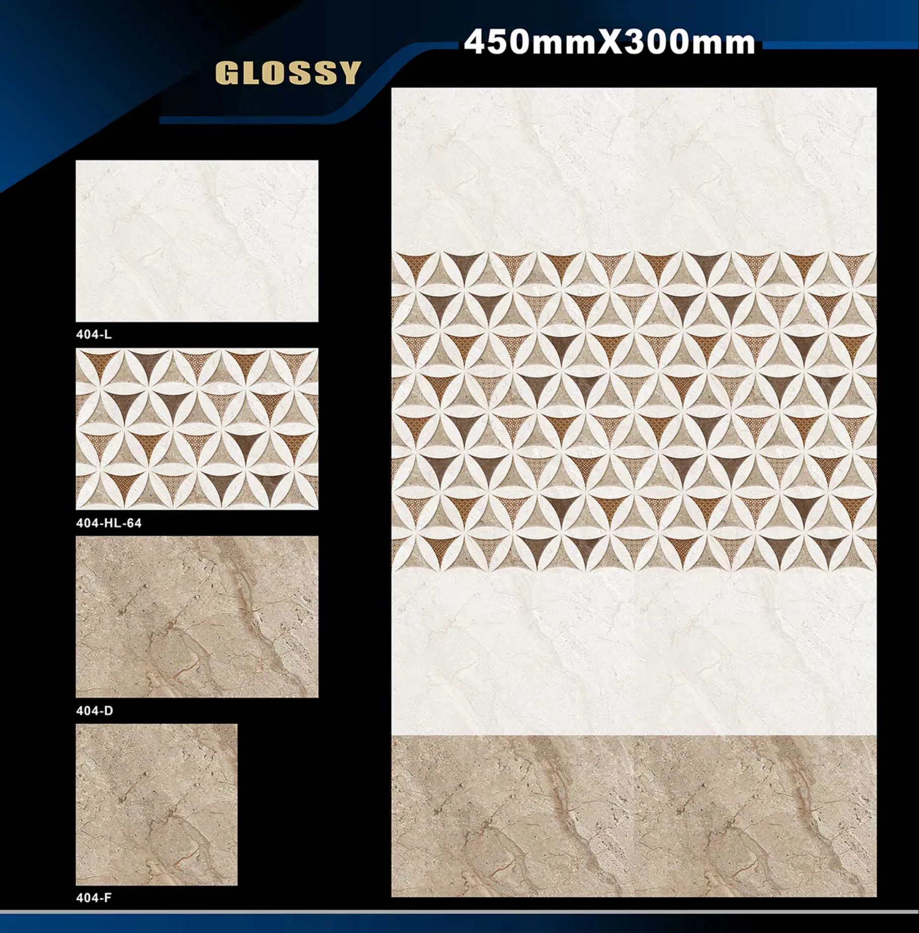12 X 18 Glossy 317 To 415 - Design 61 - 300x450mm Glossy