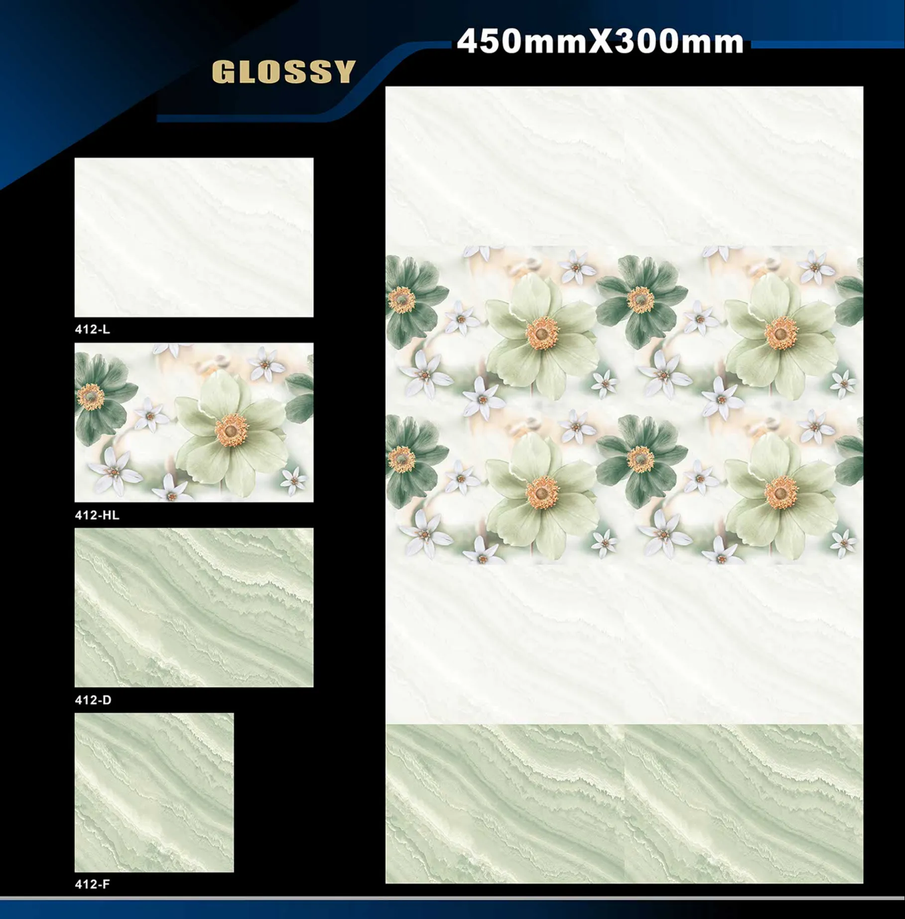 12 X 18 Glossy 317 To 415 - Design 67 - 300x450mm Glossy