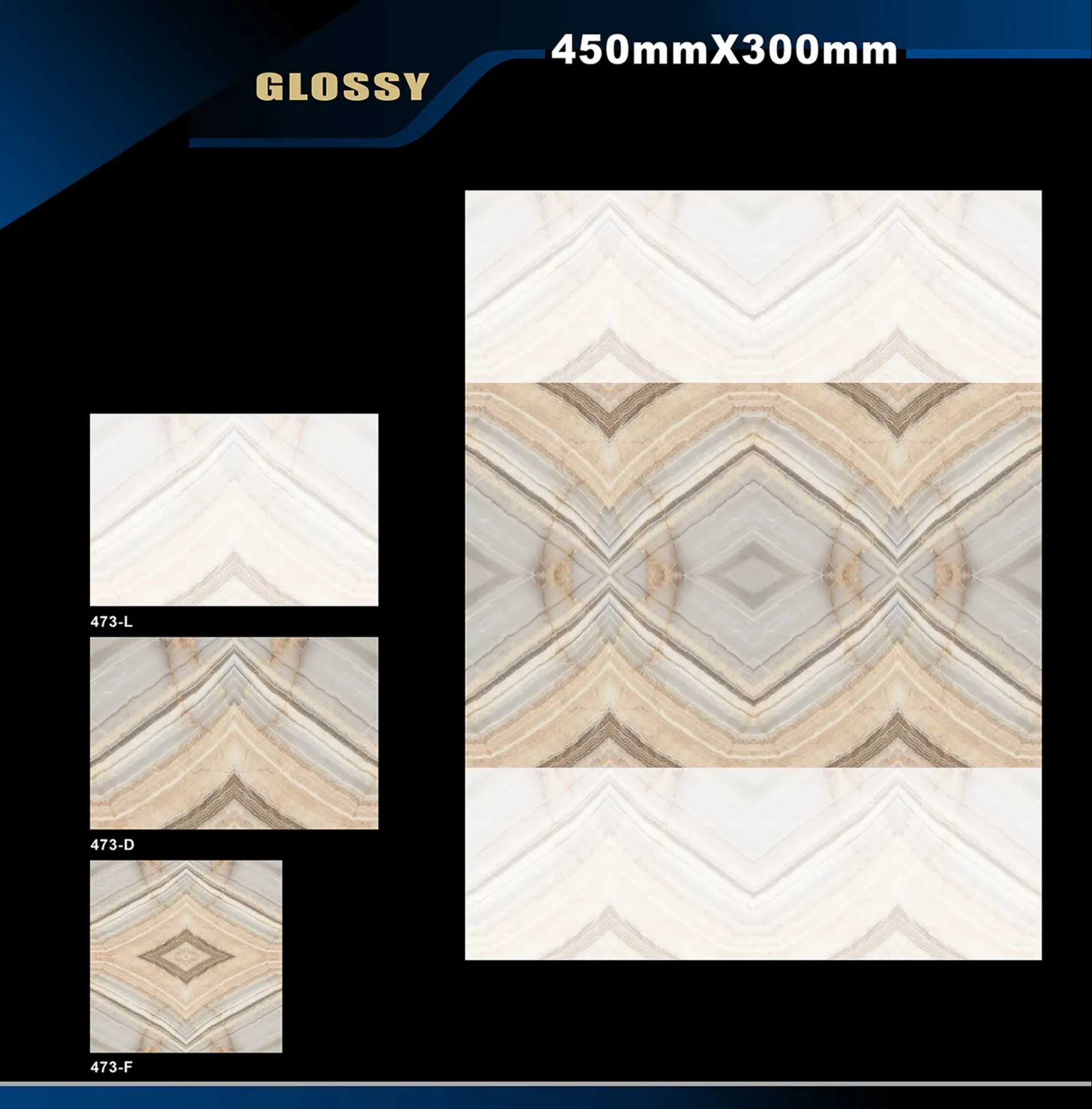 12 X 18 Glossy 416 To 526 - Design 40 - 300x450mm Glossy