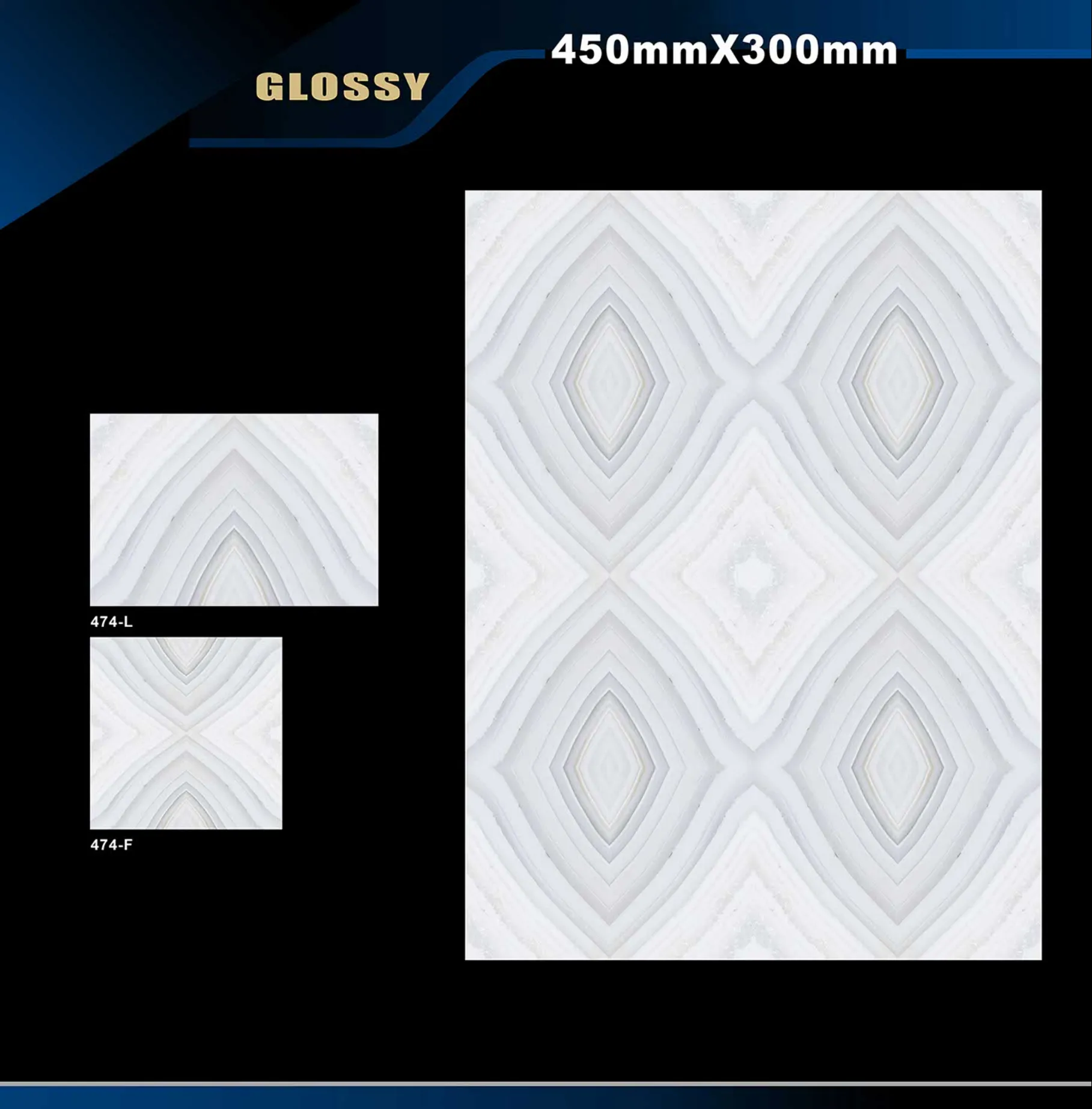 12 X 18 Glossy 416 To 526 - Design 41 - 300x450mm Glossy