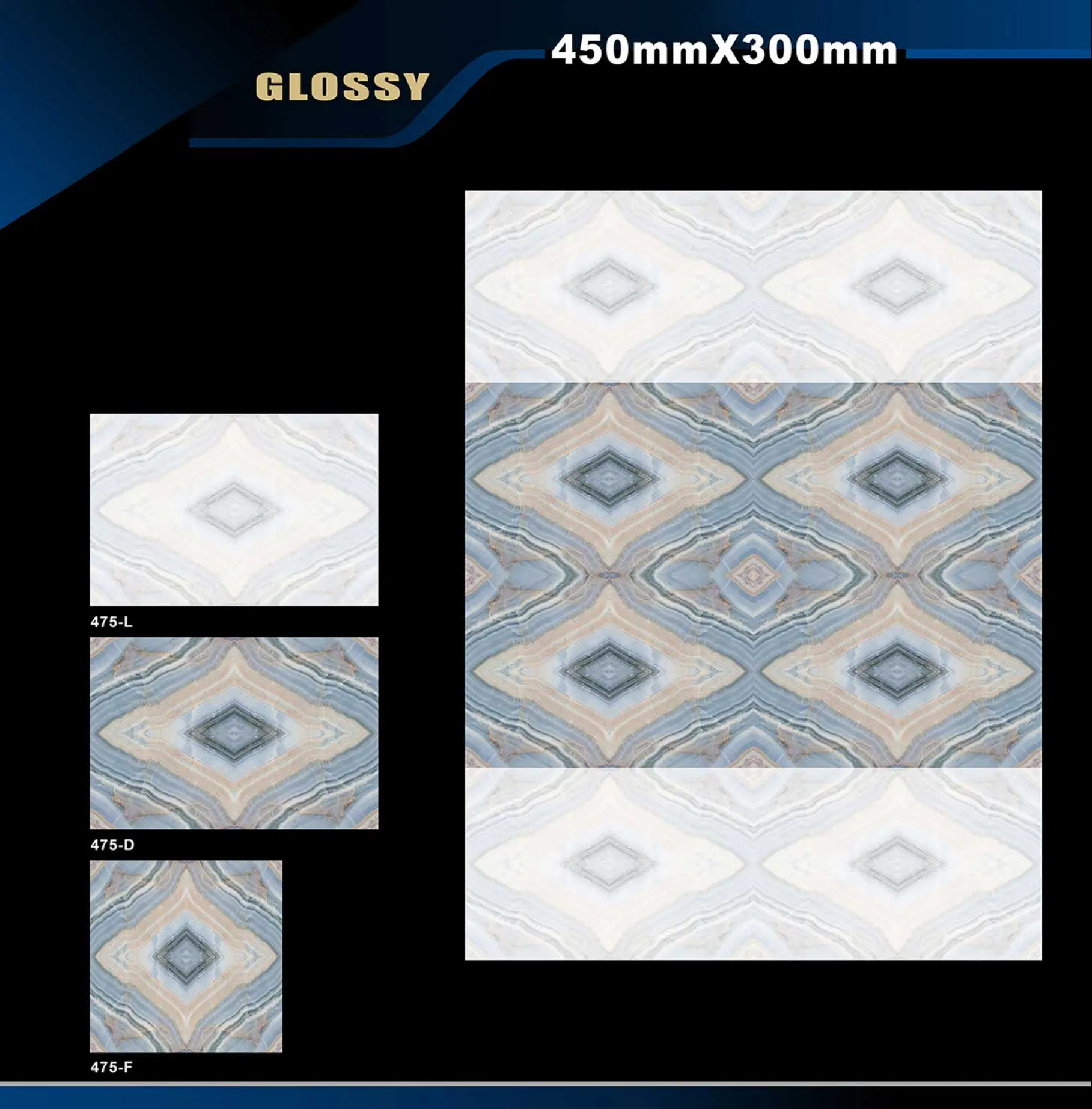 12 X 18 Glossy 416 To 526 - Design 42 - 300x450mm Glossy